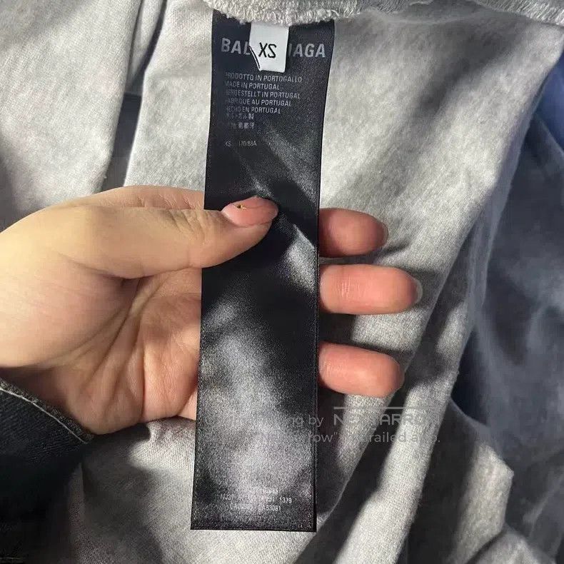 Balenciaga Balenciaga Gray Cola Casual Two-Piece Round Neck Long Slee Size US M / EU 48-50 / 2 - 8 Thumbnail