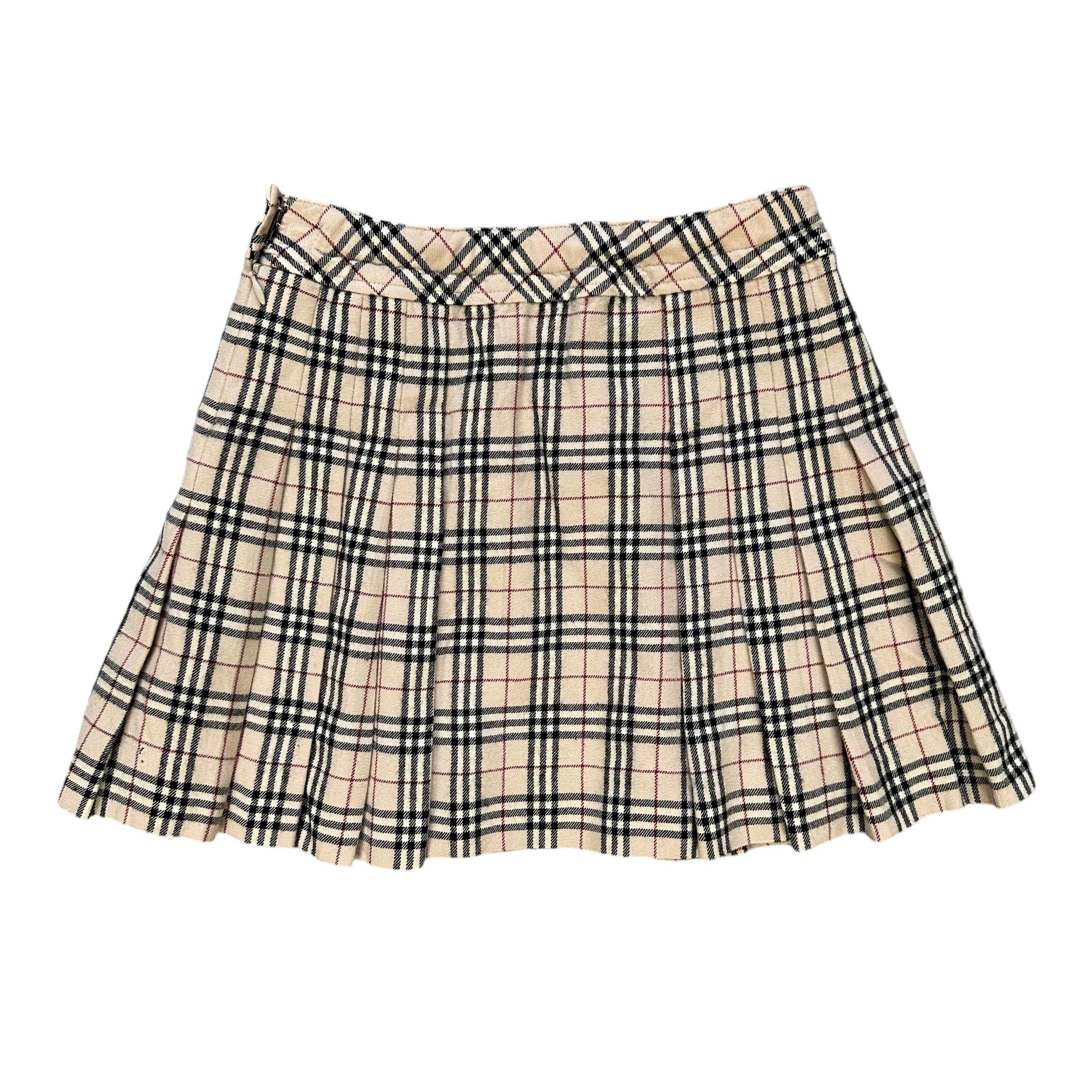 Burberry BURBERRY LONDON Nova Check Wool Mini Skirts #A57-1131 Size 23" - 9 Thumbnail
