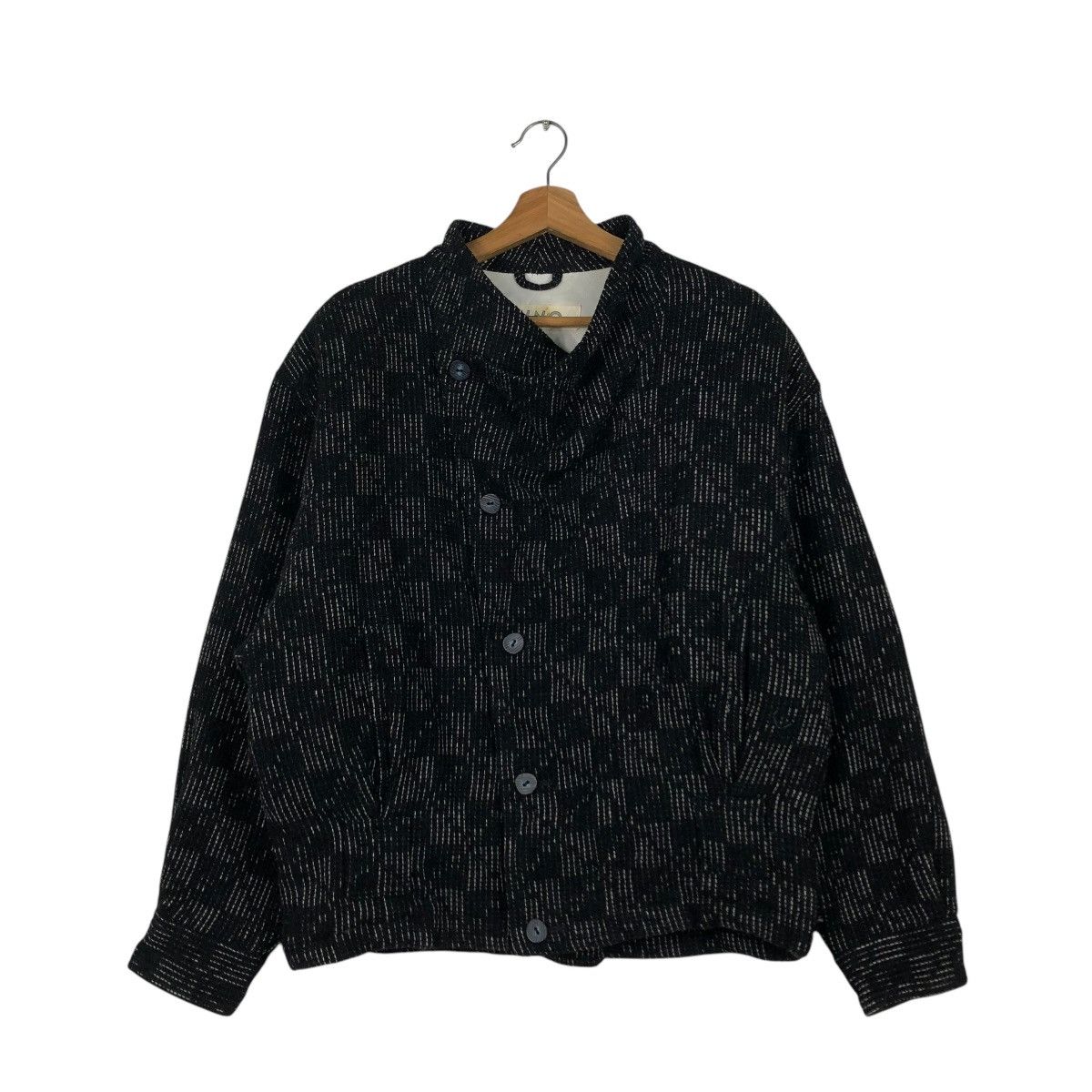 Japanese Brand 🔥VINTAGE BOMBER JACKET HIDDEN COLLAR VENO ISSEY MIYAKE Size US M / EU 48-50 / 2 - 3 Thumbnail