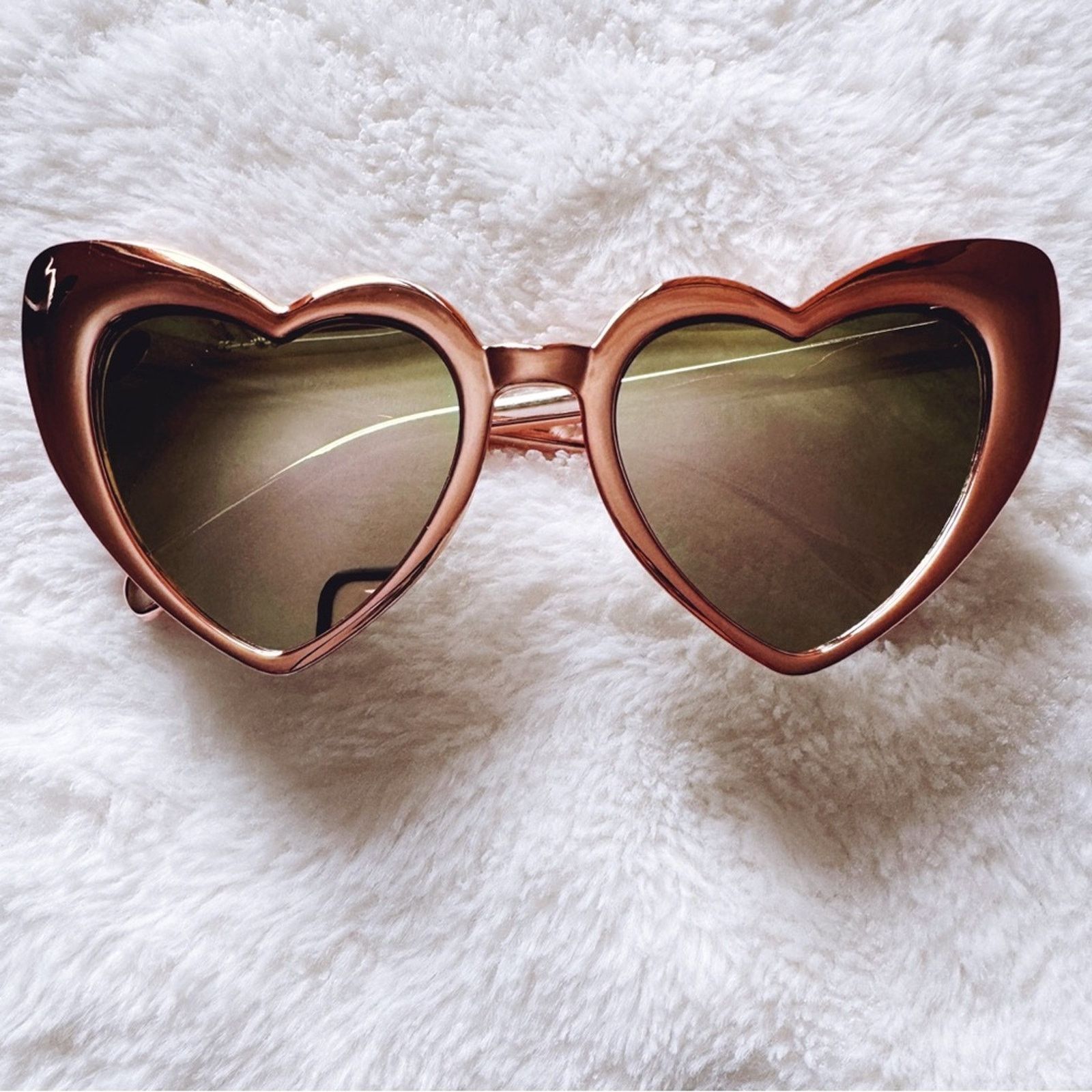 Other Addison Gold Heart-Shaped Sunglasses Size ONE SIZE - 2 Thumbnail
