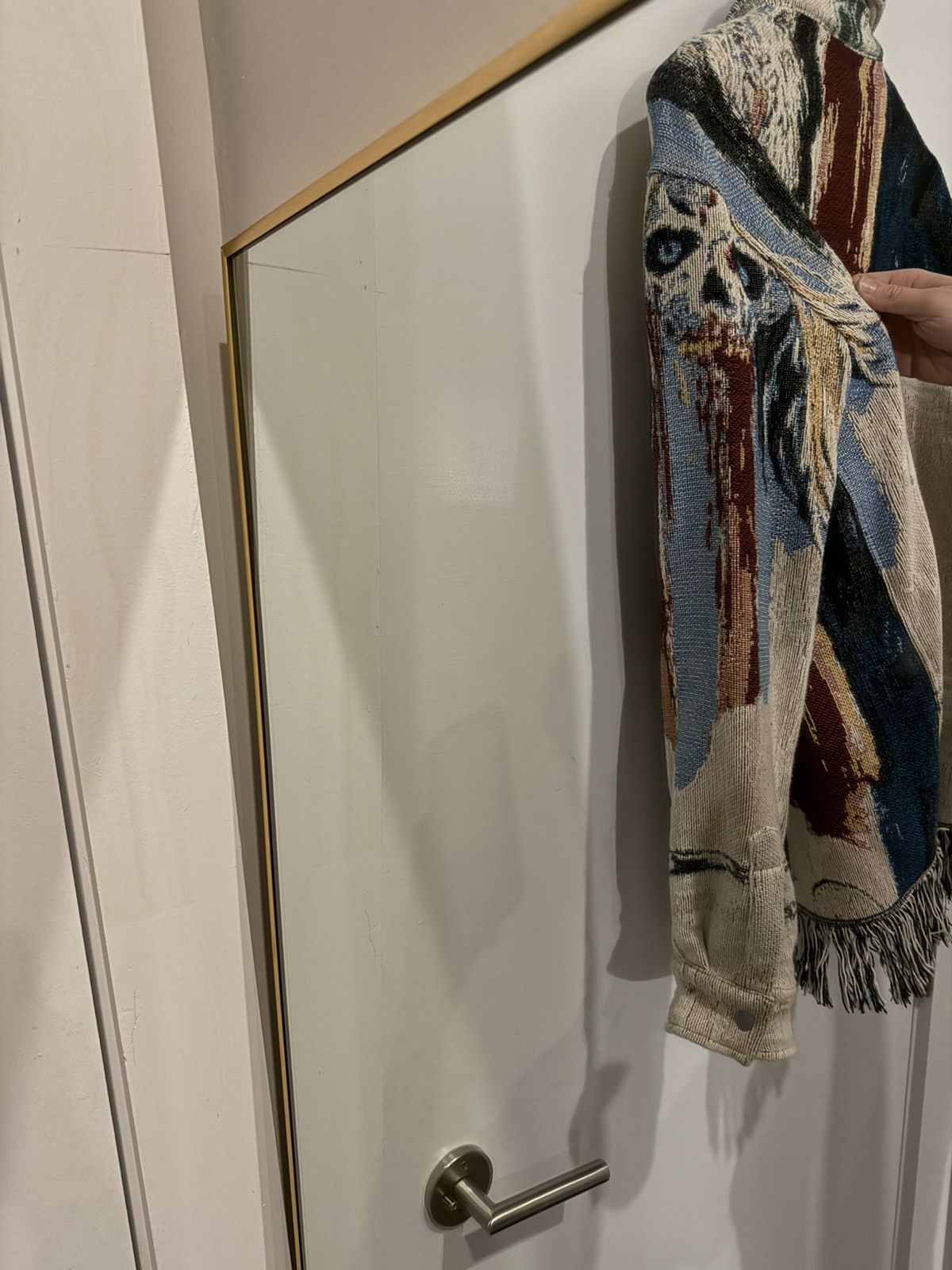 Amiri × Wes Lang Amira x Wes Lang Tapestry Blood 38 Shirt - Alabaster Size US M / EU 48-50 / 2 - 4 Thumbnail