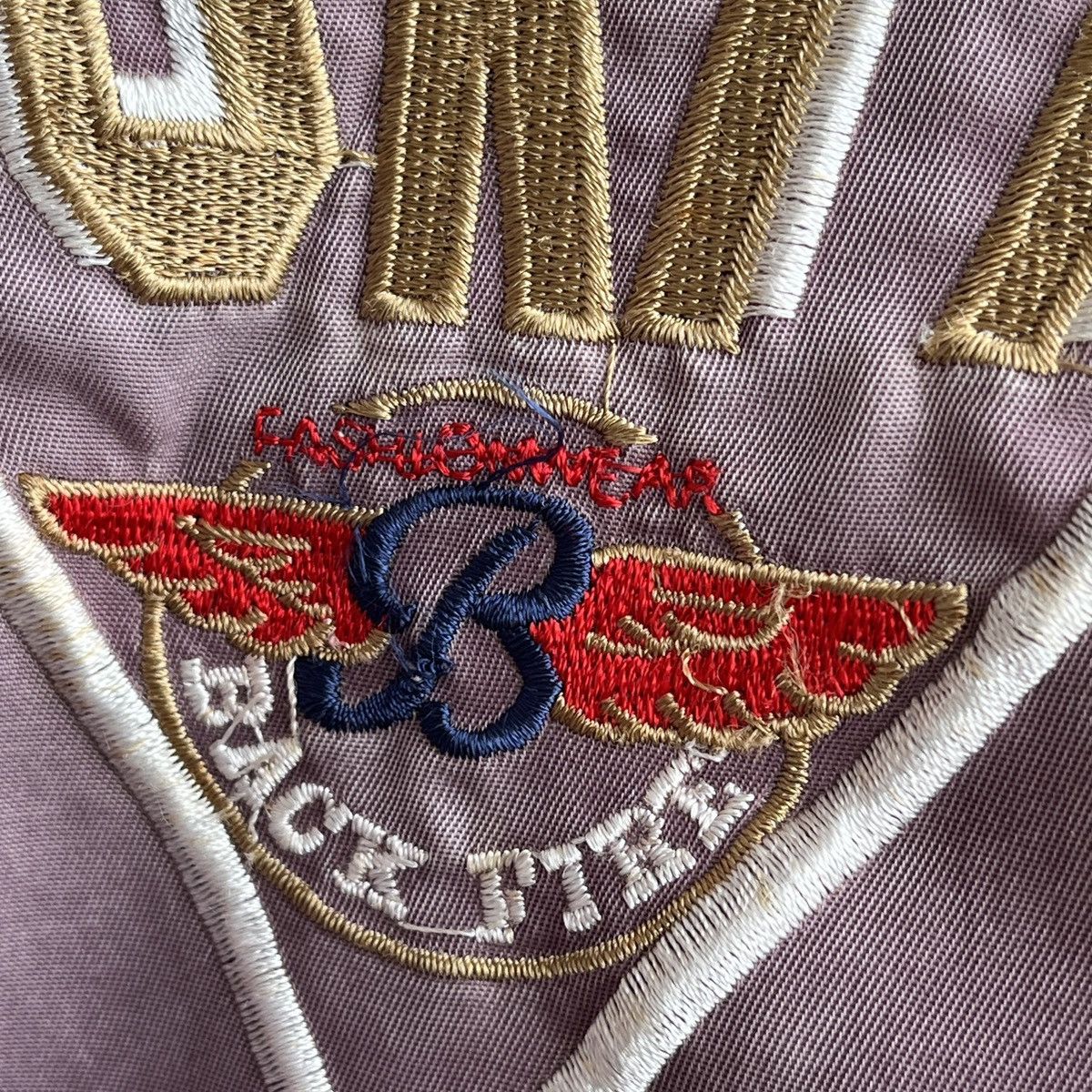 Vintage VINTAGE BACKFIRE MILLS AMERICAN LEAGUE BLUE BOWL JACKET Size US L / EU 52-54 / 3 - 19 Thumbnail