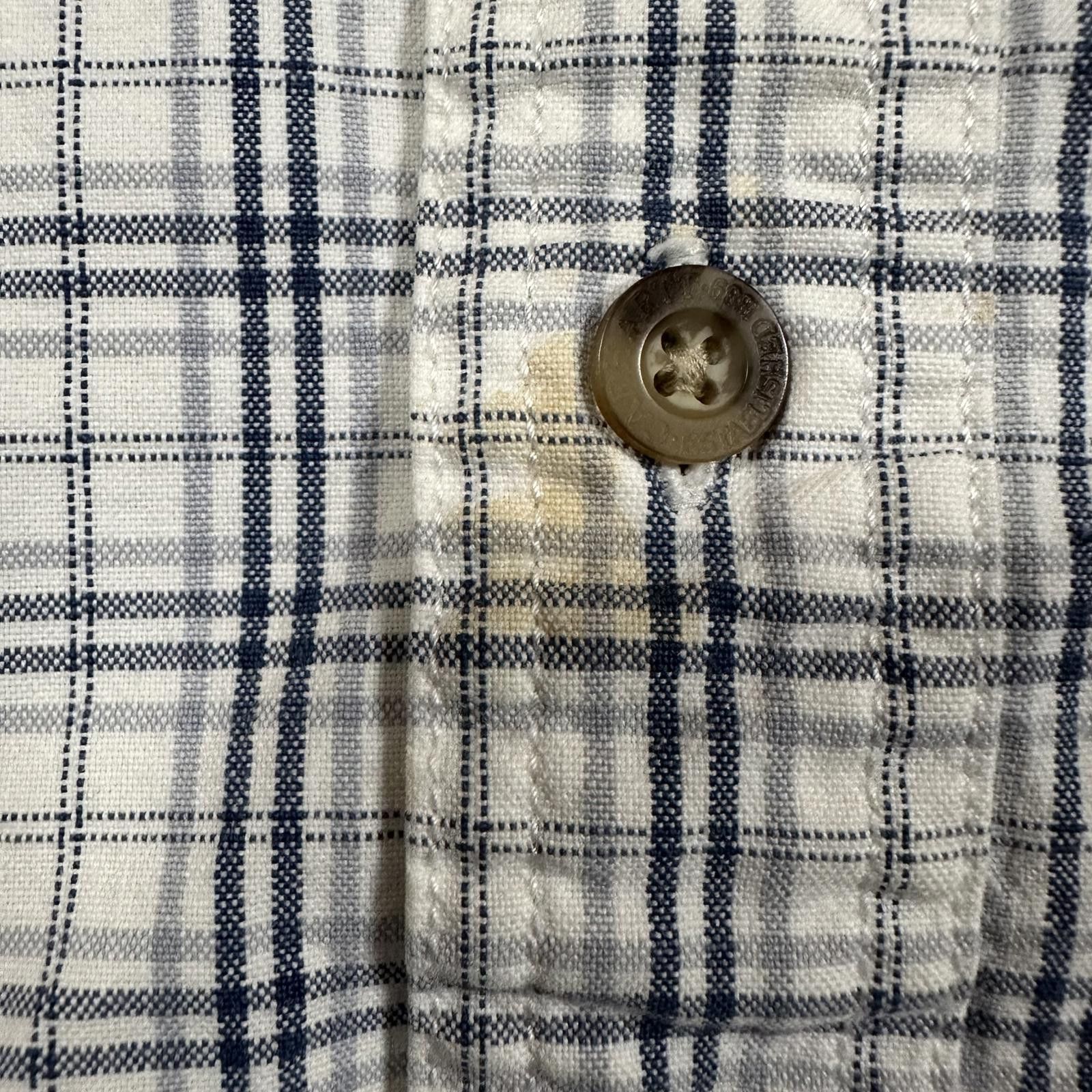 Carhartt Carhartt Men's Casual Shirt Large White Plaid Size US L / EU 52-54 / 3 - 9 Thumbnail