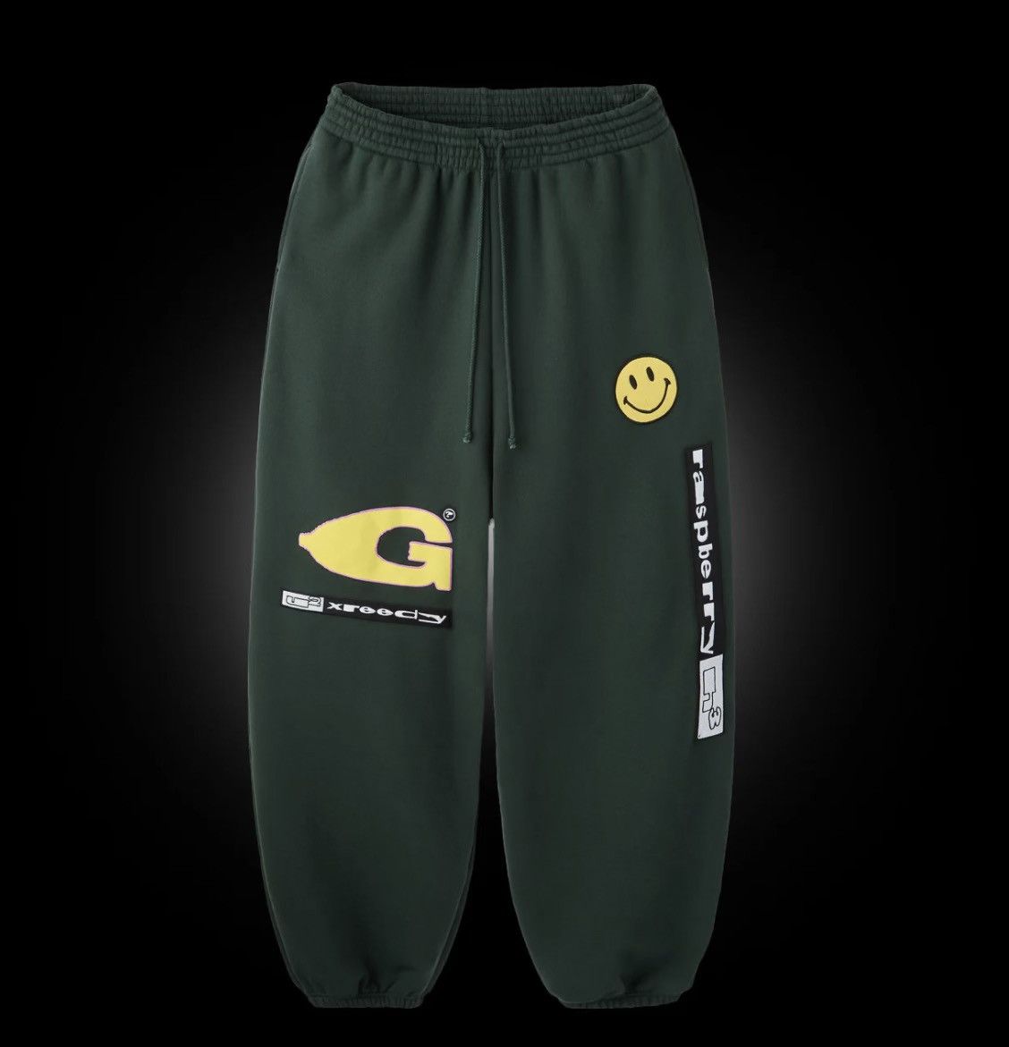 The GV Gallery The GV Gallery x GU Green Garbage Sweatpants (Medium) Size US 32 / EU 48 - 1 Thumbnail