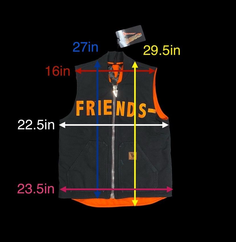 Vlone Vlone Caution Reversible Zip Vest Size US L / EU 52-54 / 3 - 10 Thumbnail