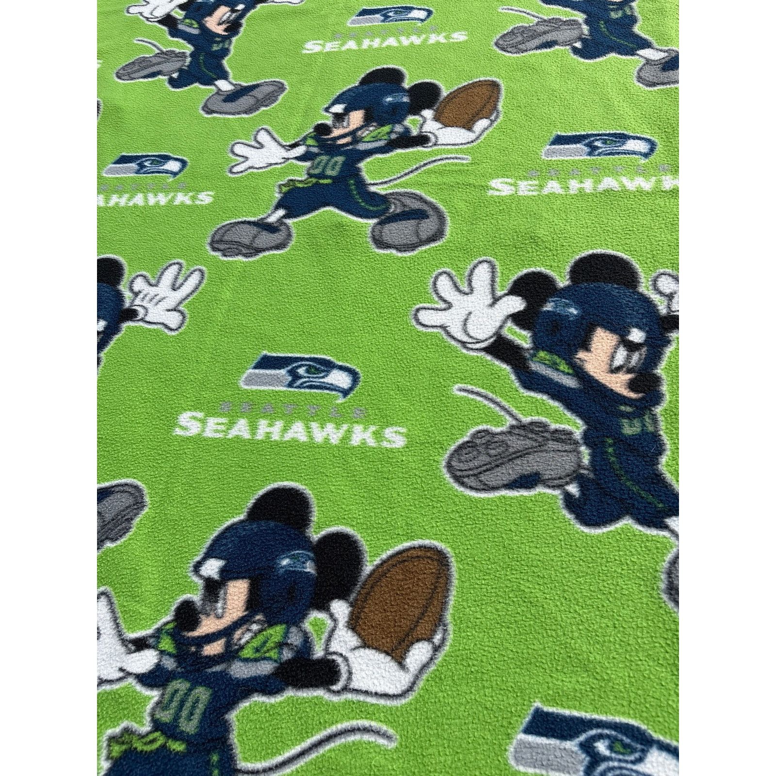 Disney Seattle Seahawks x Disney Mickey Mouse football blanket Size ONE SIZE - 2 Thumbnail