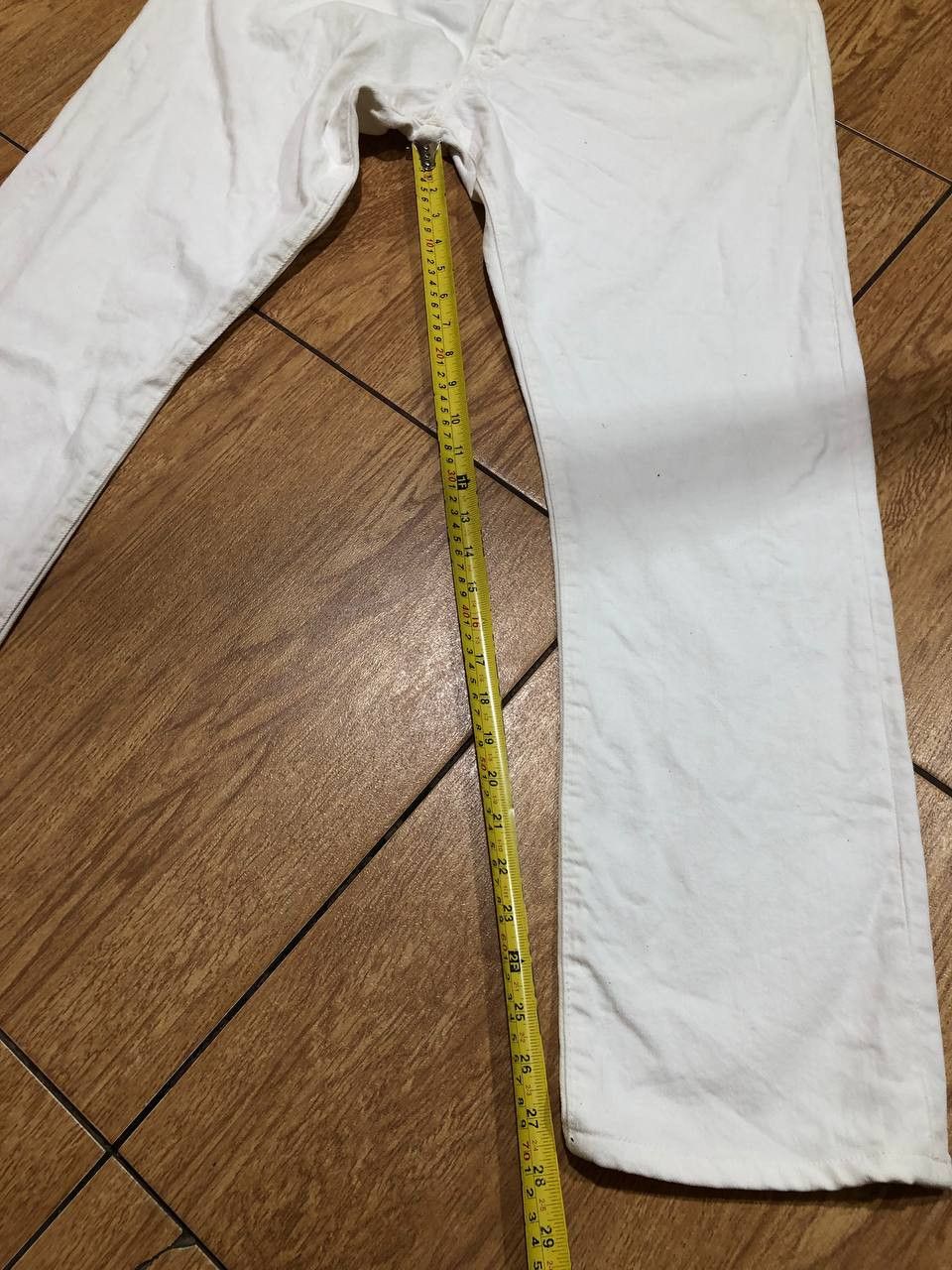 Polo Ralph Lauren vintage jeans Polo Ralph Lauren logo Y2K white Denim pants Size US 36 / EU 52 - 18 Thumbnail