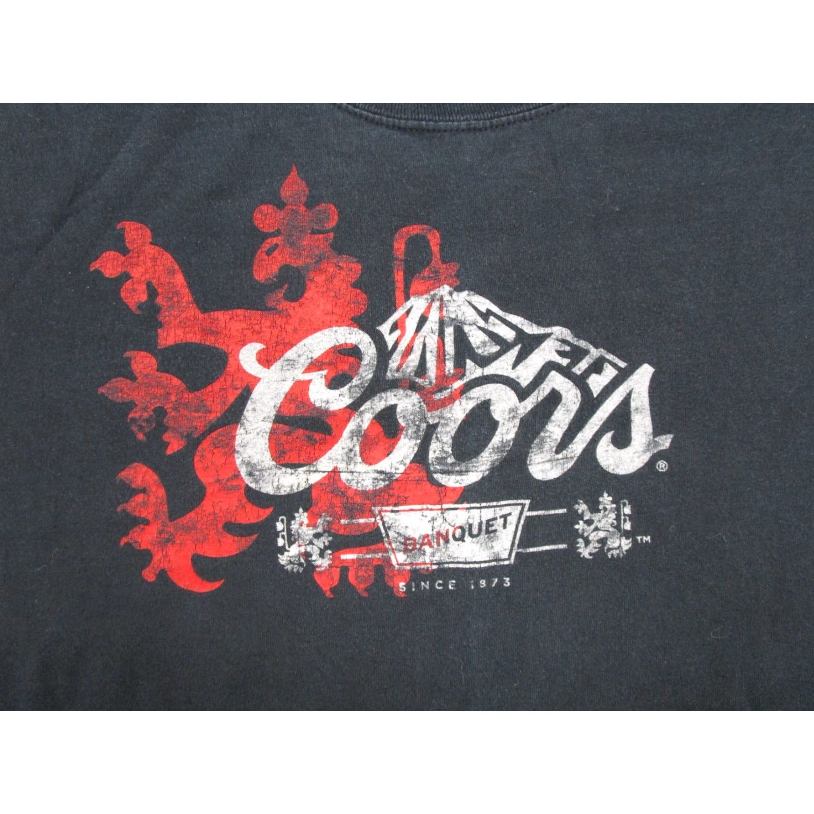 Spell VINTAGE Coors Banquet Beer Shirt XL Blue Long Sleeve Crew Neck Men T-Shirt 2XL? Size US XL / EU 56 / 4 - 2 Thumbnail
