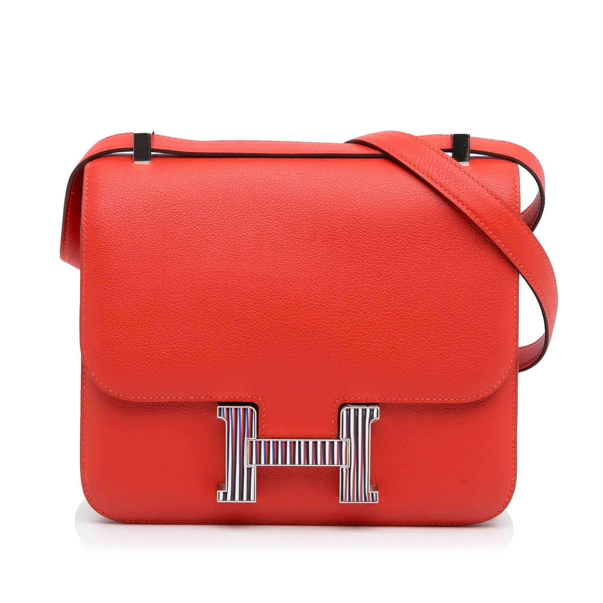 image of Hermes Hermes Handbags Constance in Red, Women's