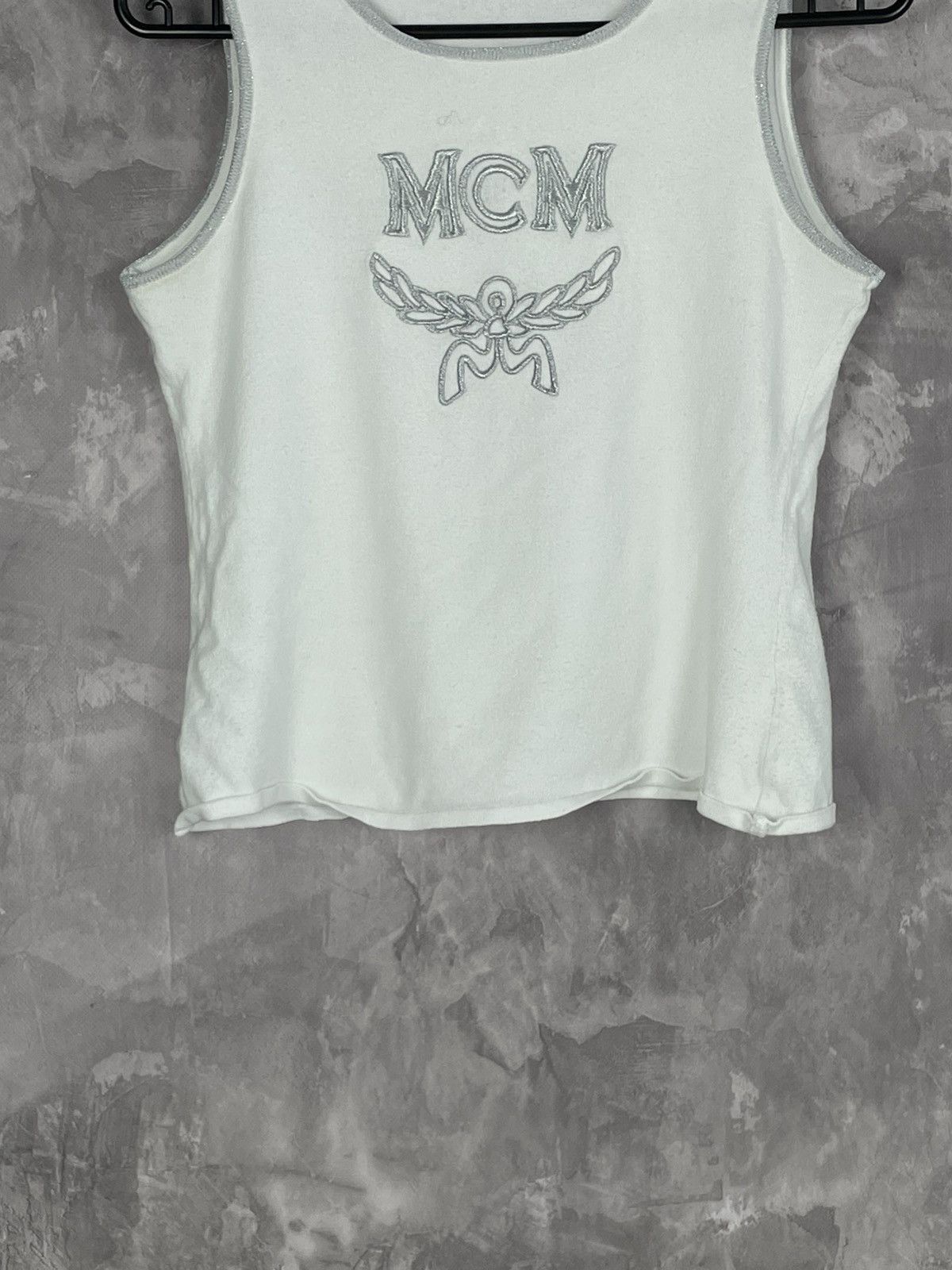 MCM Vintage MCM Glamour Big Logo “MCM” Tank Top Size S / US 4 / IT 40 - 5 Thumbnail