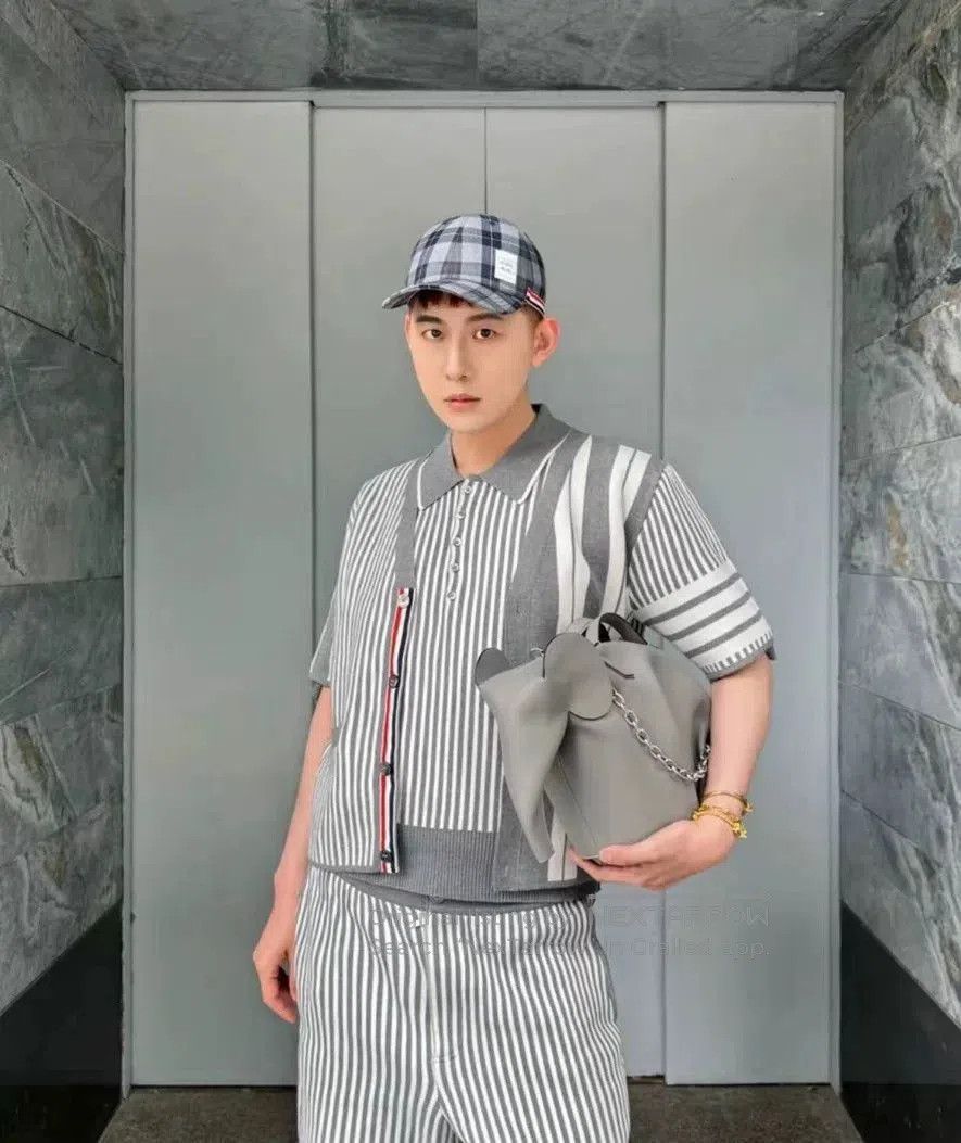 Thom Browne Thom Browne Plaid Baseball Cap. Size ONE SIZE - 3 Thumbnail