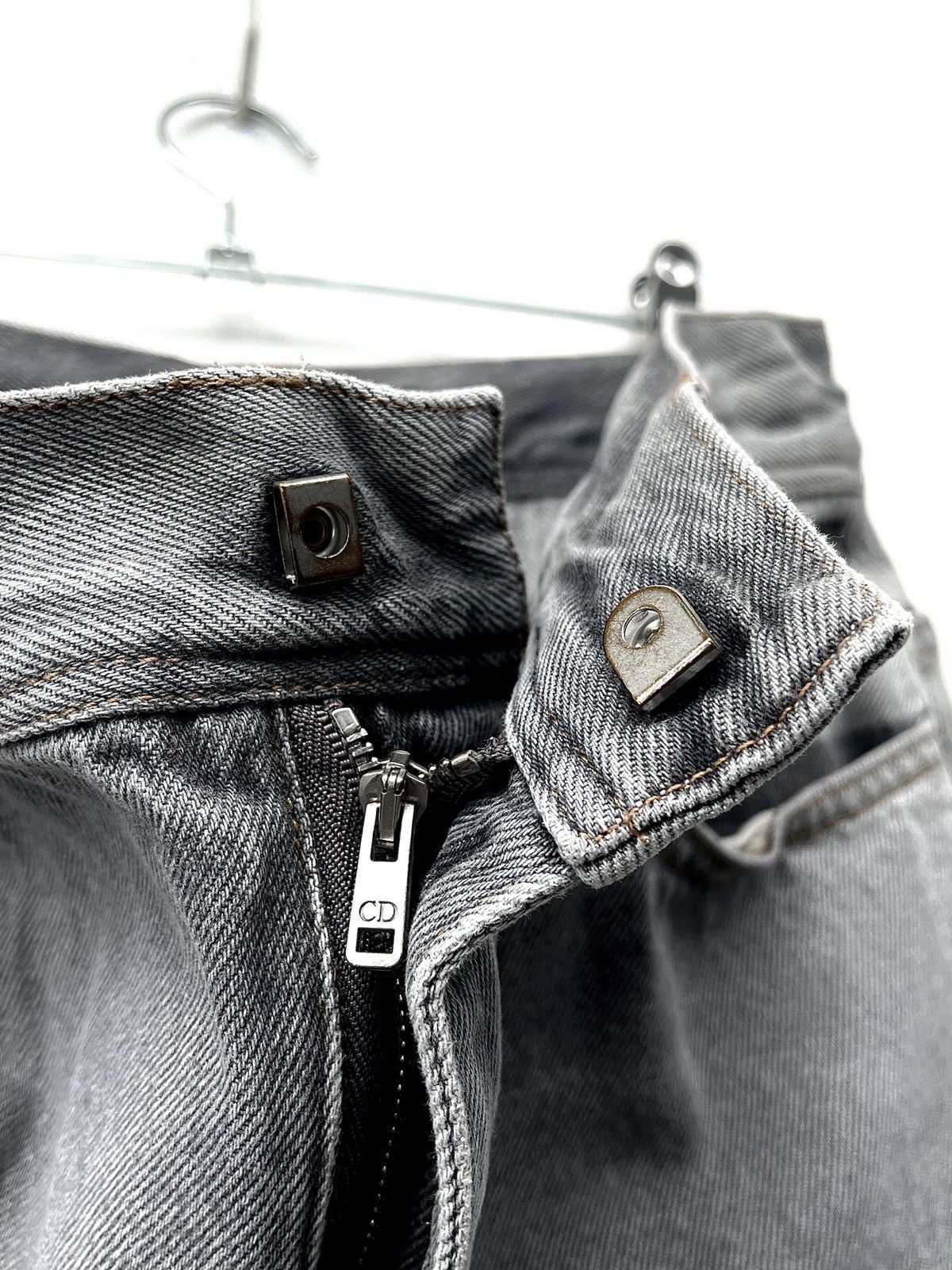 Dior Eiffel Tower Flared Denim Skirt Size 27" / US 4 / IT 40 - 7 Thumbnail