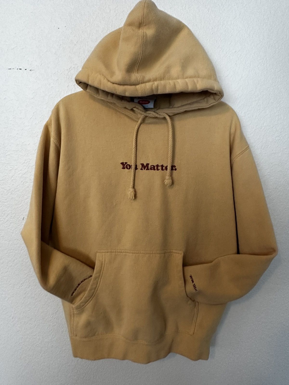 You Matter by Demetrius Harmon Beige You Matter Hoodie Size US M / EU 48-50 / 2 - 1 Thumbnail