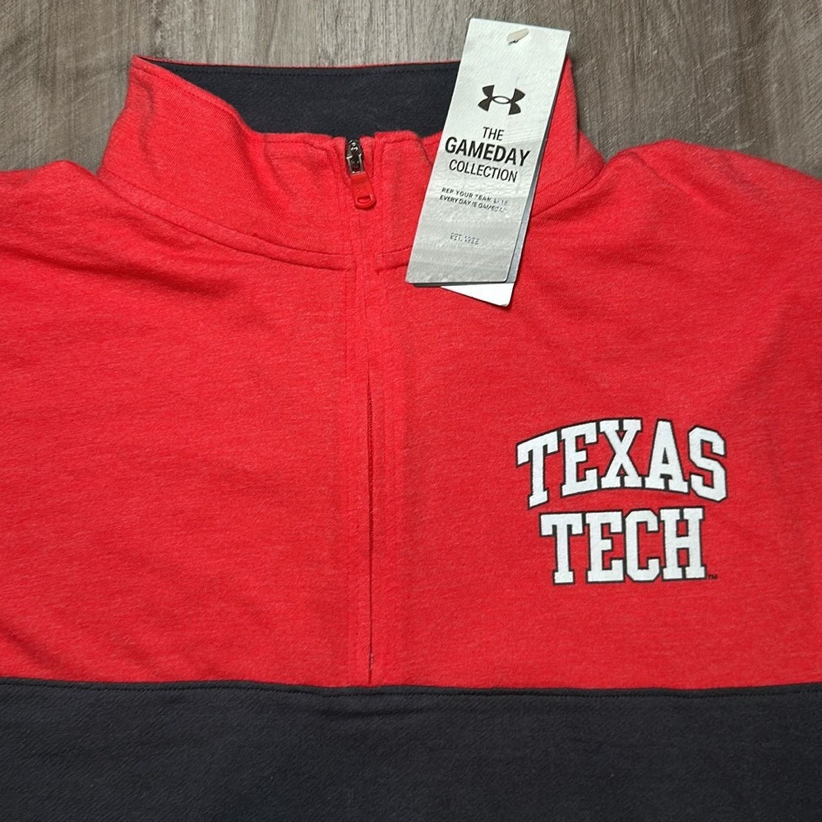 Under Armour Texas Tech Under Armour Quarter Zip Pullover - Small Size US S / EU 44-46 / 1 - 6 Thumbnail