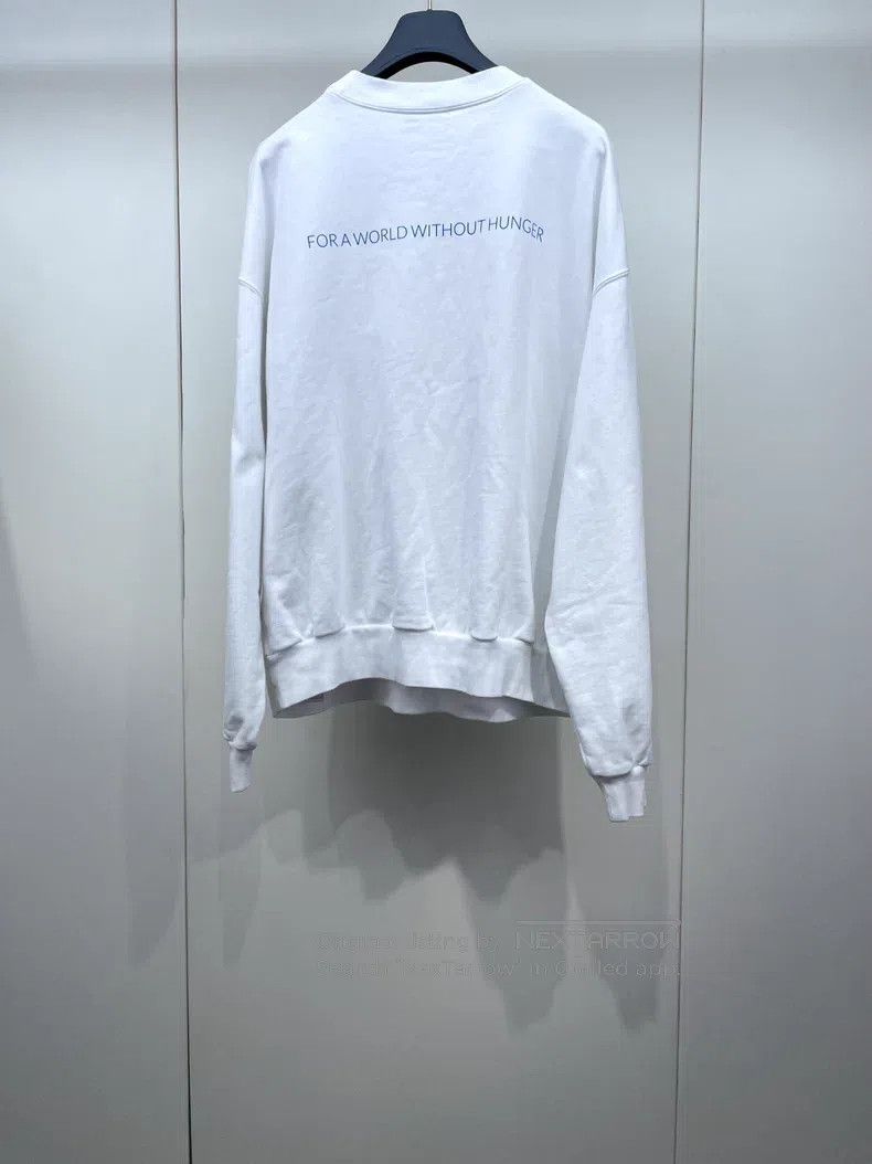 Balenciaga Balenciaga Blue Letter White Sweatshirt Size US XS / EU 42 / 0 - 2 Thumbnail