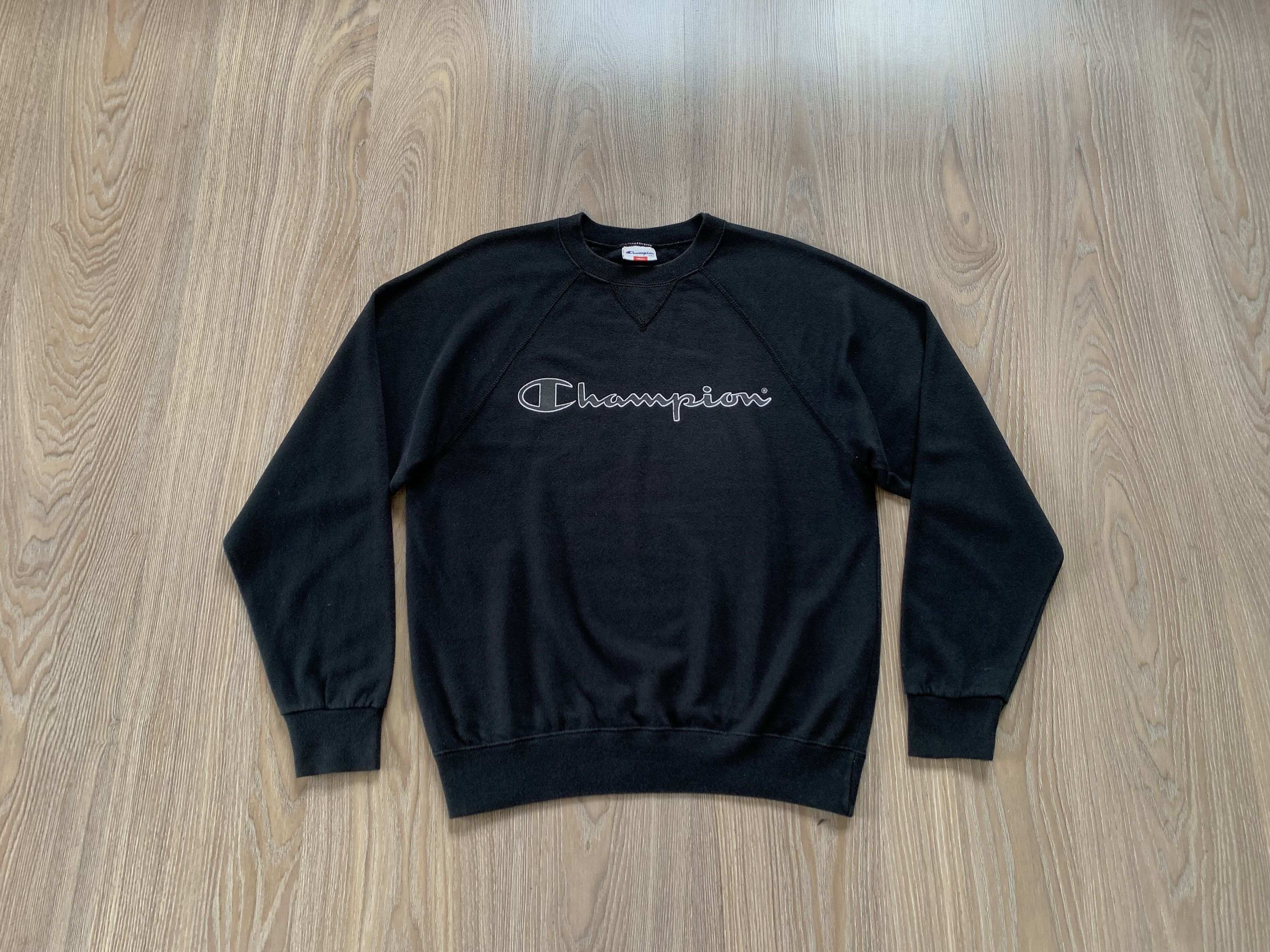 Champion Champion Vintage Big Logo Cotton Sweatshirt Size US S / EU 44-46 / 1 - 1 Thumbnail