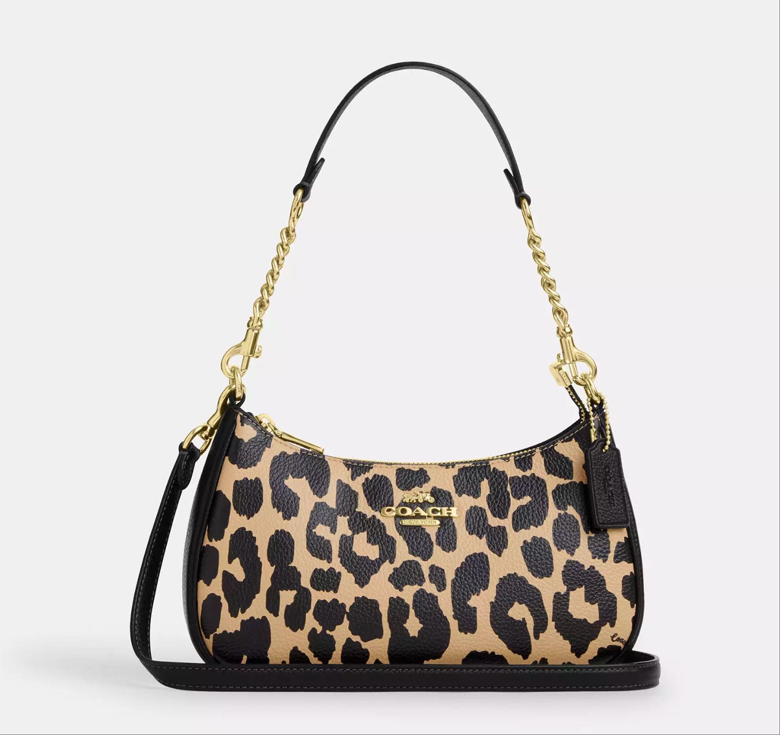 Coach Teri Shoulder Bag With Leopard Print CBH61 Size ONE SIZE - 7 Thumbnail
