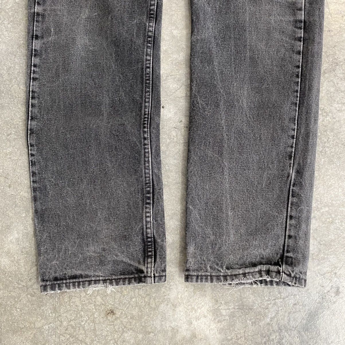 Levi's Vintage 90’s Levis 505 Faded Black Straight Leg Denim Size US 32 / EU 48 - 6 Thumbnail