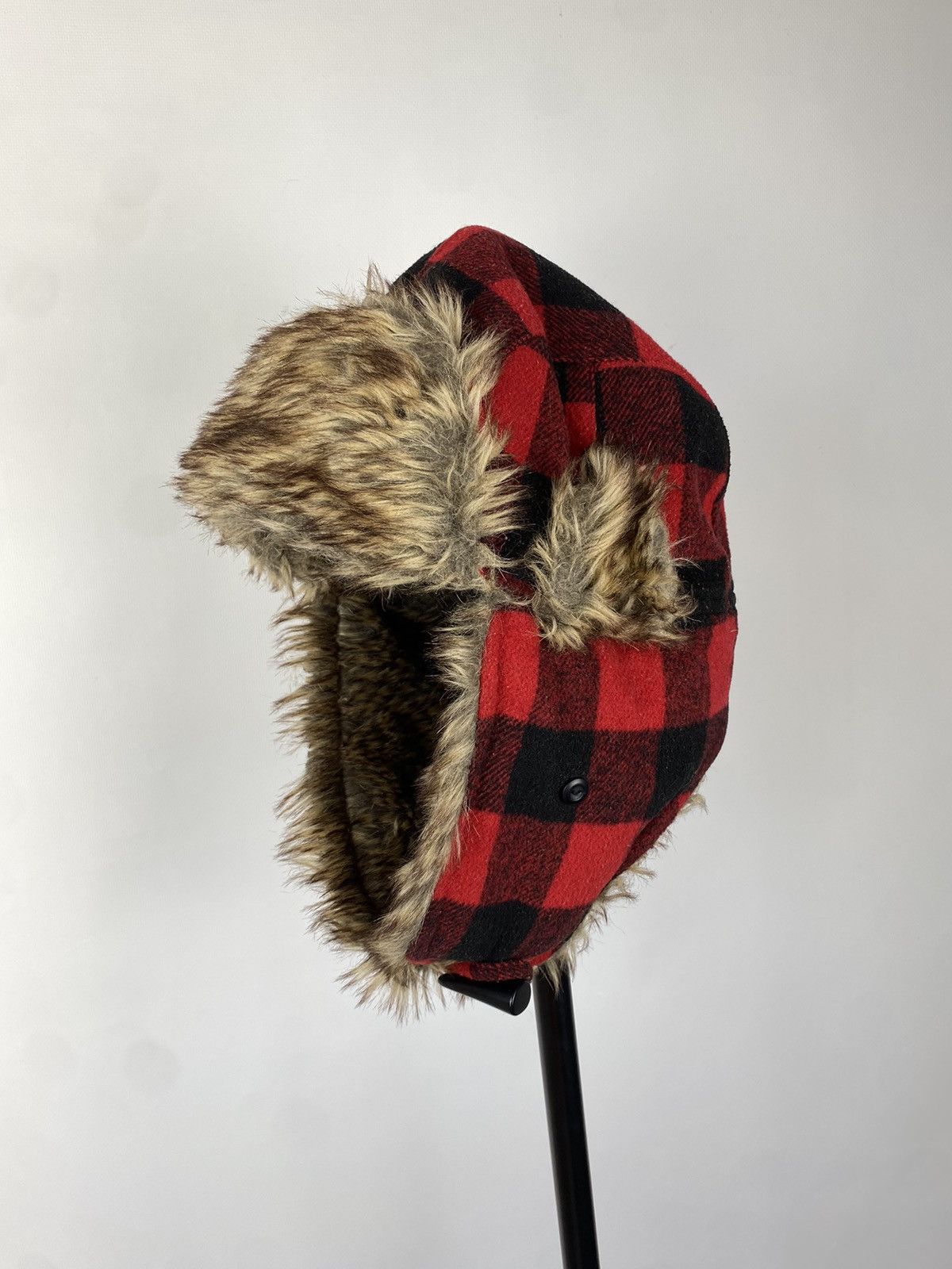 Japanese Brand × Vintage Y2K HYPE FUZZY MOHAIRE AVIATOR USSR USHANKA HAT bubble Size ONE SIZE - 2 Thumbnail