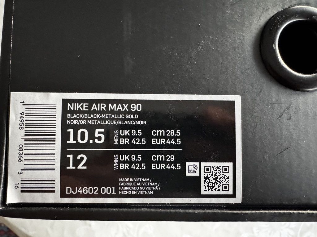 Nike Nike Air Max 90 - AIK 130th Anniversary Size US 11.5 / EU 44-45 - 7 Thumbnail