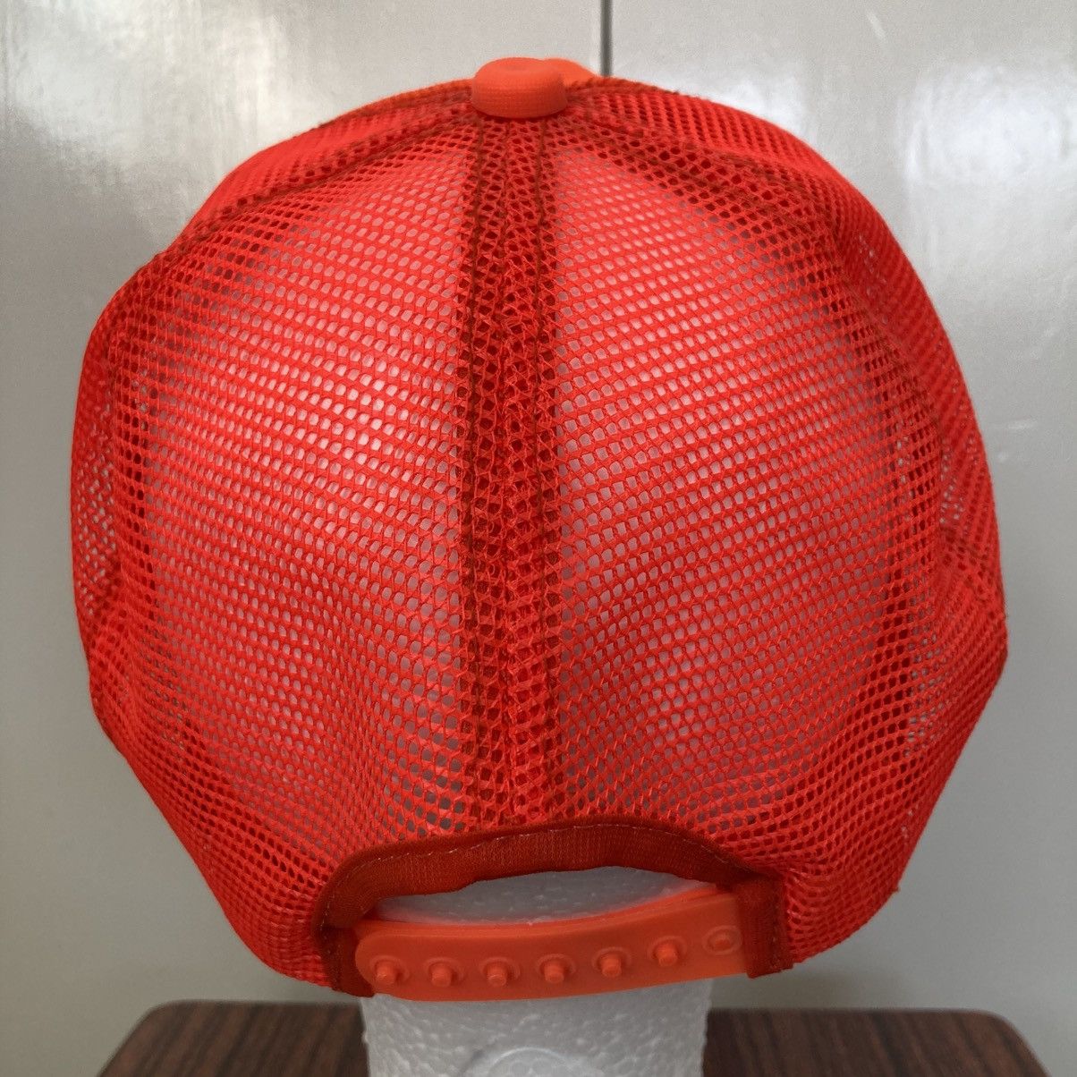Vintage NRA LIBERTY SNAPBACK HAT CAP TRUCKER MESH NEON ORANGE HUNTER Size ONE SIZE - 9 Thumbnail