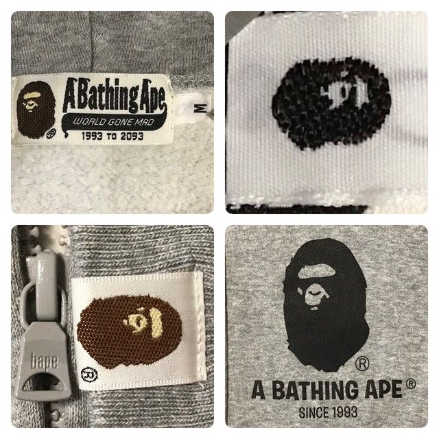 Bape BAPE head logo full zip hoodie a bathing ape NIGO Size US M / EU 48-50 / 2 - 6 Thumbnail