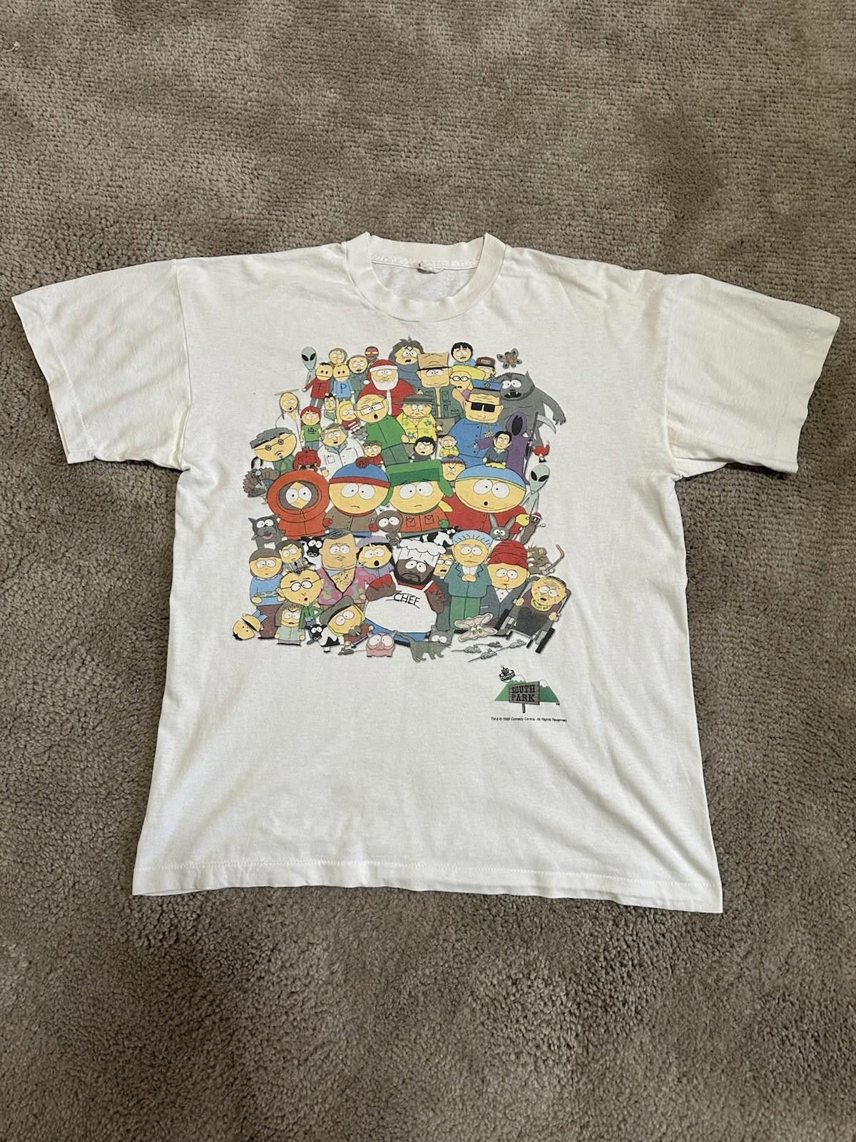 Vintage Vintage Screen Stars South Park T-Shirt 1998 Sz M Size US M / EU 48-50 / 2 - 1 Thumbnail