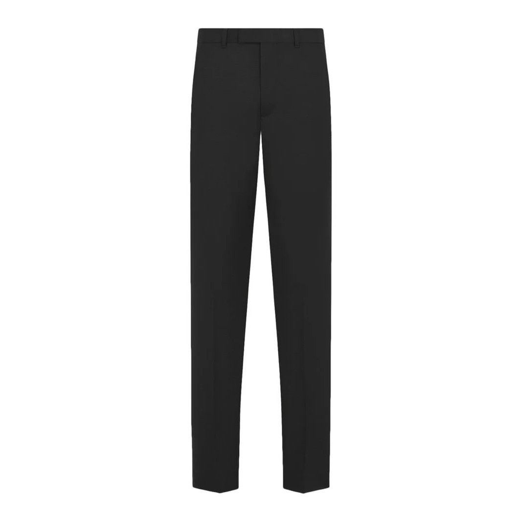 DIOR $1850 Black Wool Slim FIt Pants New & Authentic (Men's