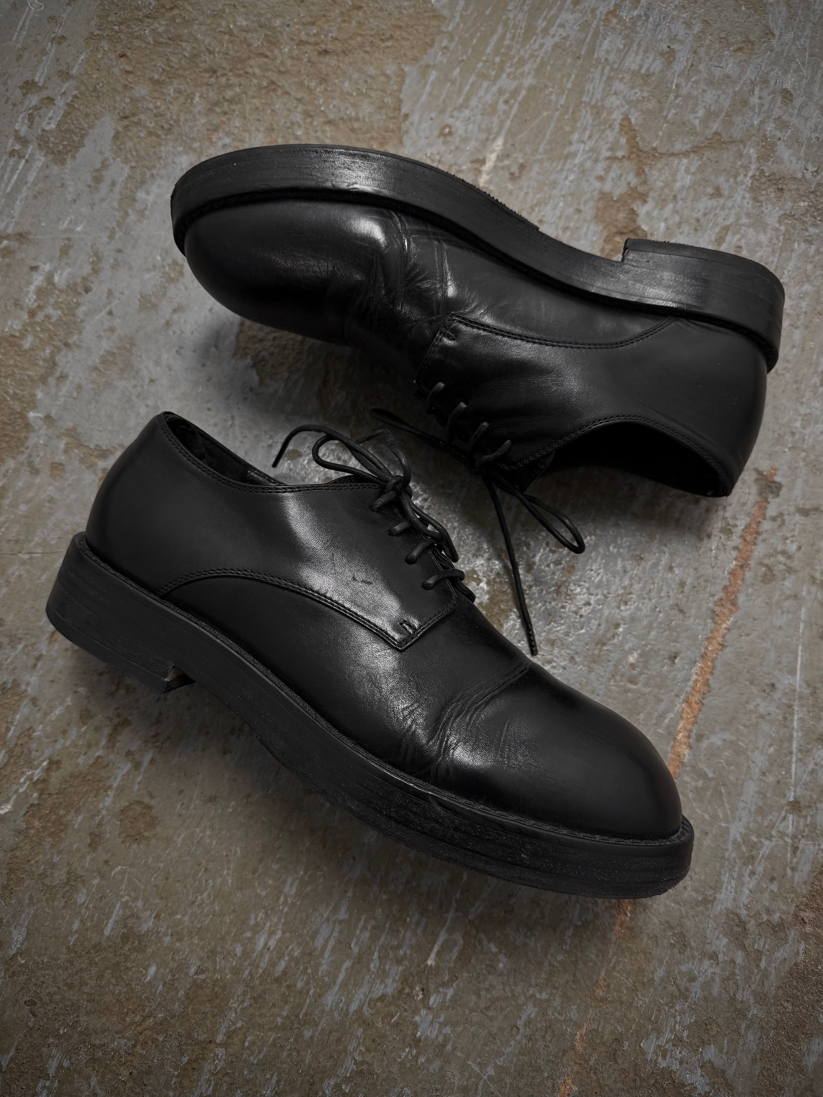 Ann Demeulemeester Ann Demeulemeester AW21 'Olivier' Cow Leather Derbies Size US 9 / EU 42 - 1 Thumbnail