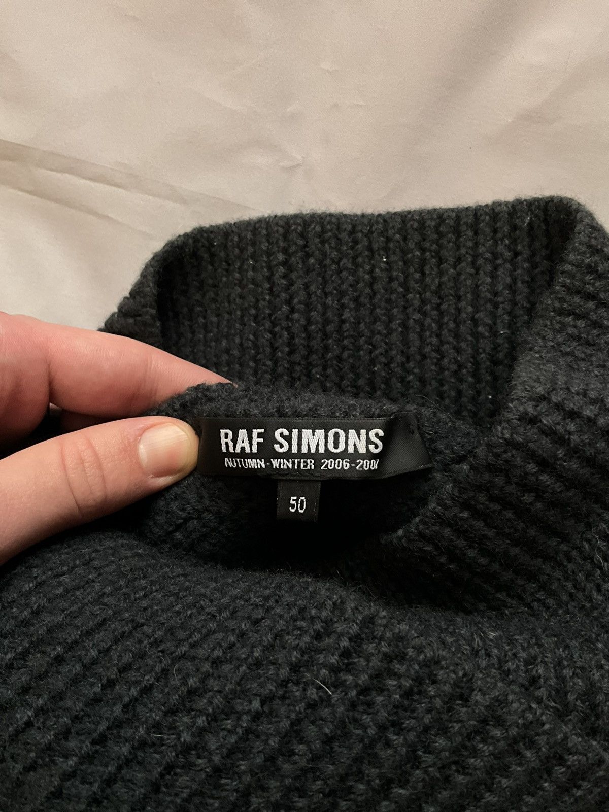 Raf Simons Raf Simons Autumn-Winter 2006/07 Heavy Virgin Wool Sweater Size US M / EU 48-50 / 2 - 5 Thumbnail