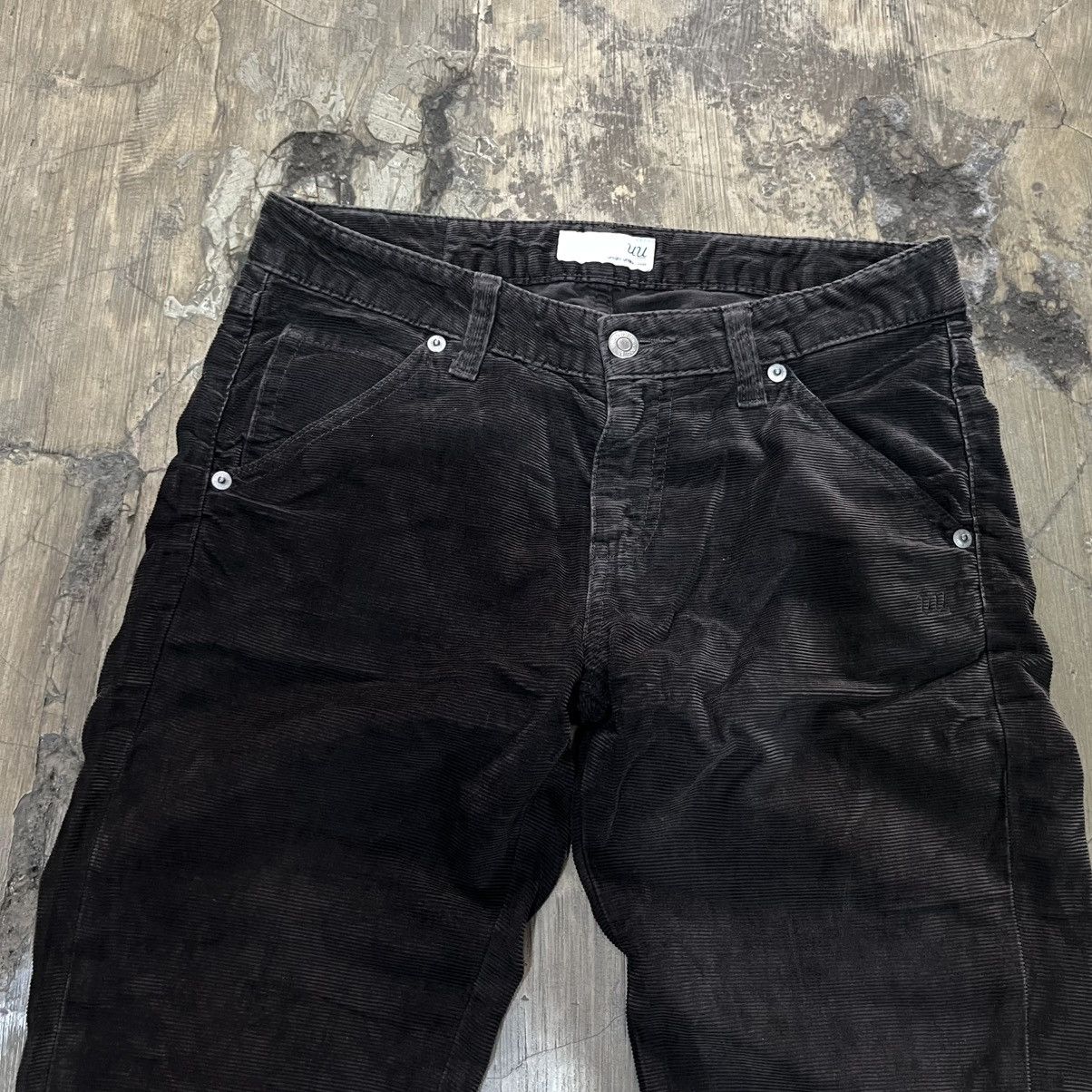 Undercover × Uniqlo UNIQLO x UNDERCOVER BLACK CORDUROY PANTS W/ ANKLE ZIPS Size US 29 - 2 Thumbnail