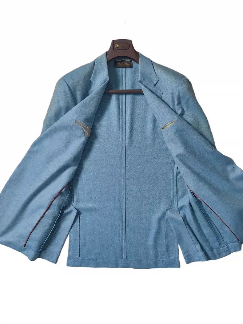 Loro Piana LORO PIANA Cashmere silk four-season leather casual coat Size XXL / US 16-18 / IT 52-54 - 4 Thumbnail