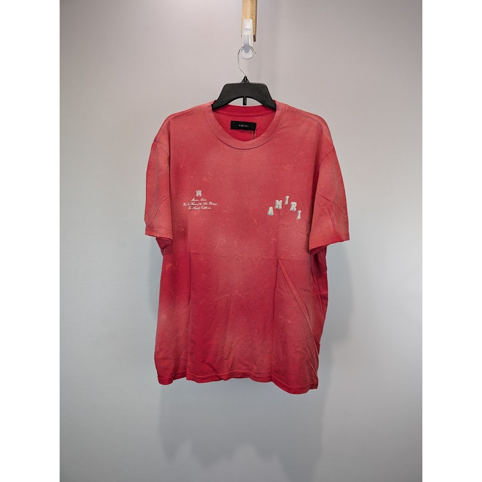 Amiri o1rshd1 Vintage Collegiate Tee T-Shirt in Red Size US XL / EU 56 / 4 - 1 Thumbnail