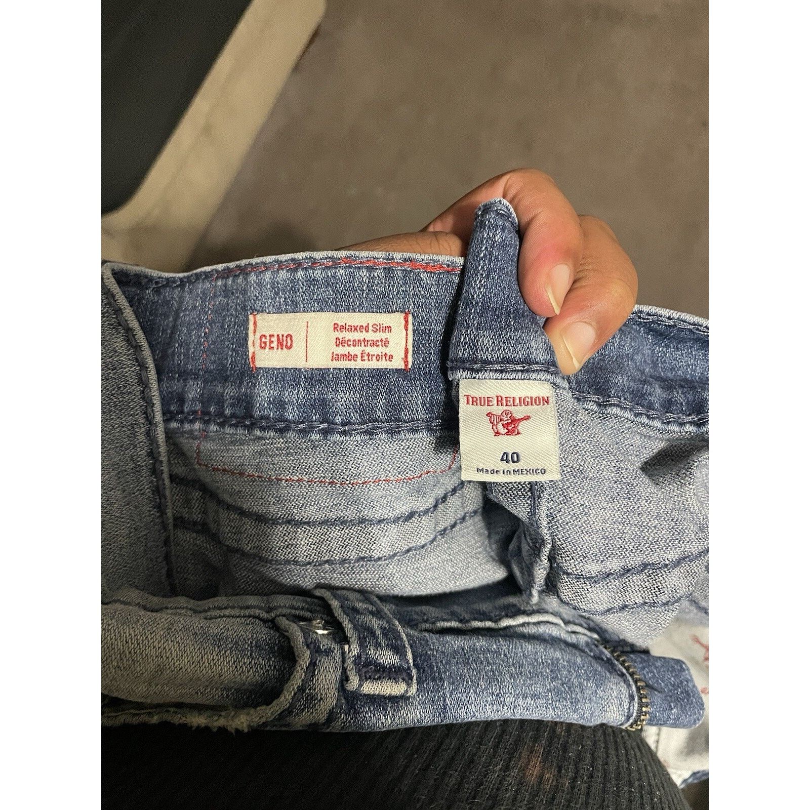 True Religion Size 40- True Religion Ricky Jean shorts Blue Denim Mens Size US 40 / EU 56 - 3 Thumbnail