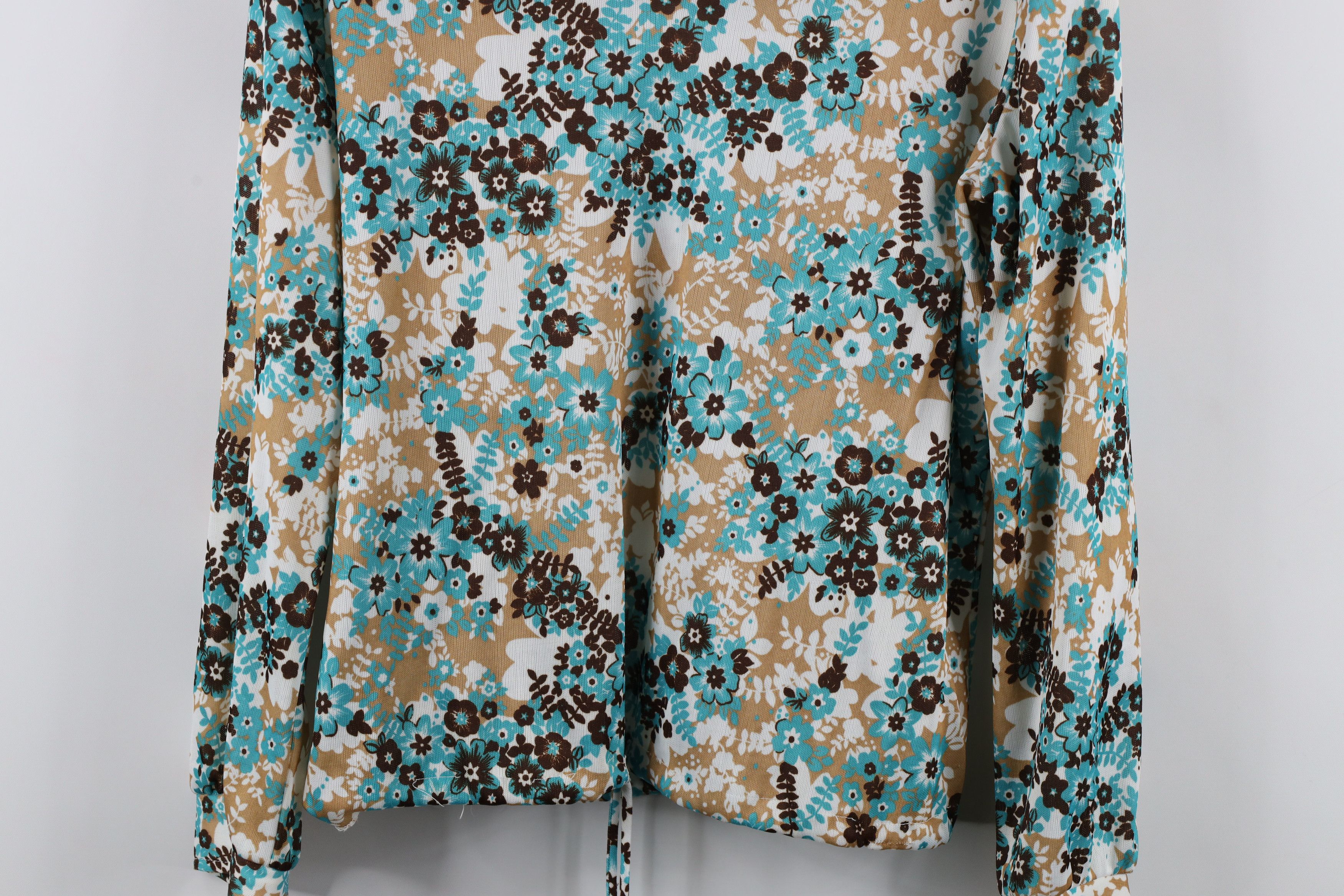 Vintage Vintage 70s Mid Century Modern MCM Knit Turtleneck Shirt Size M / US 6-8 / IT 42-44 - 3 Thumbnail