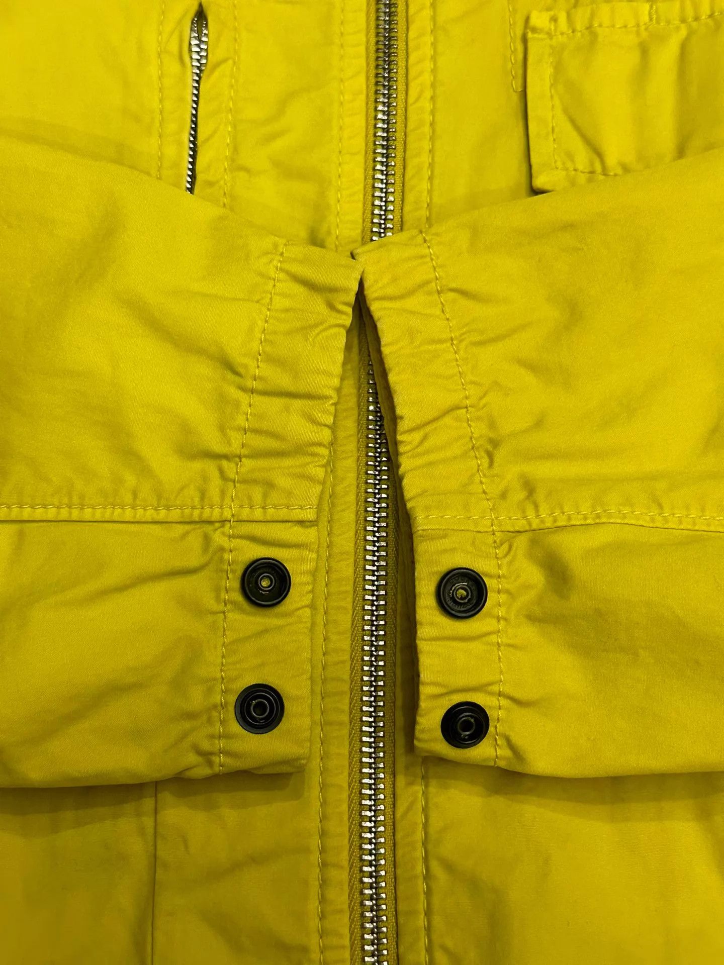 Stone Island Stone Island Washed Jacket Yellow XXL Metal Zips Size US XXL / EU 58 / 5 - 6 Thumbnail