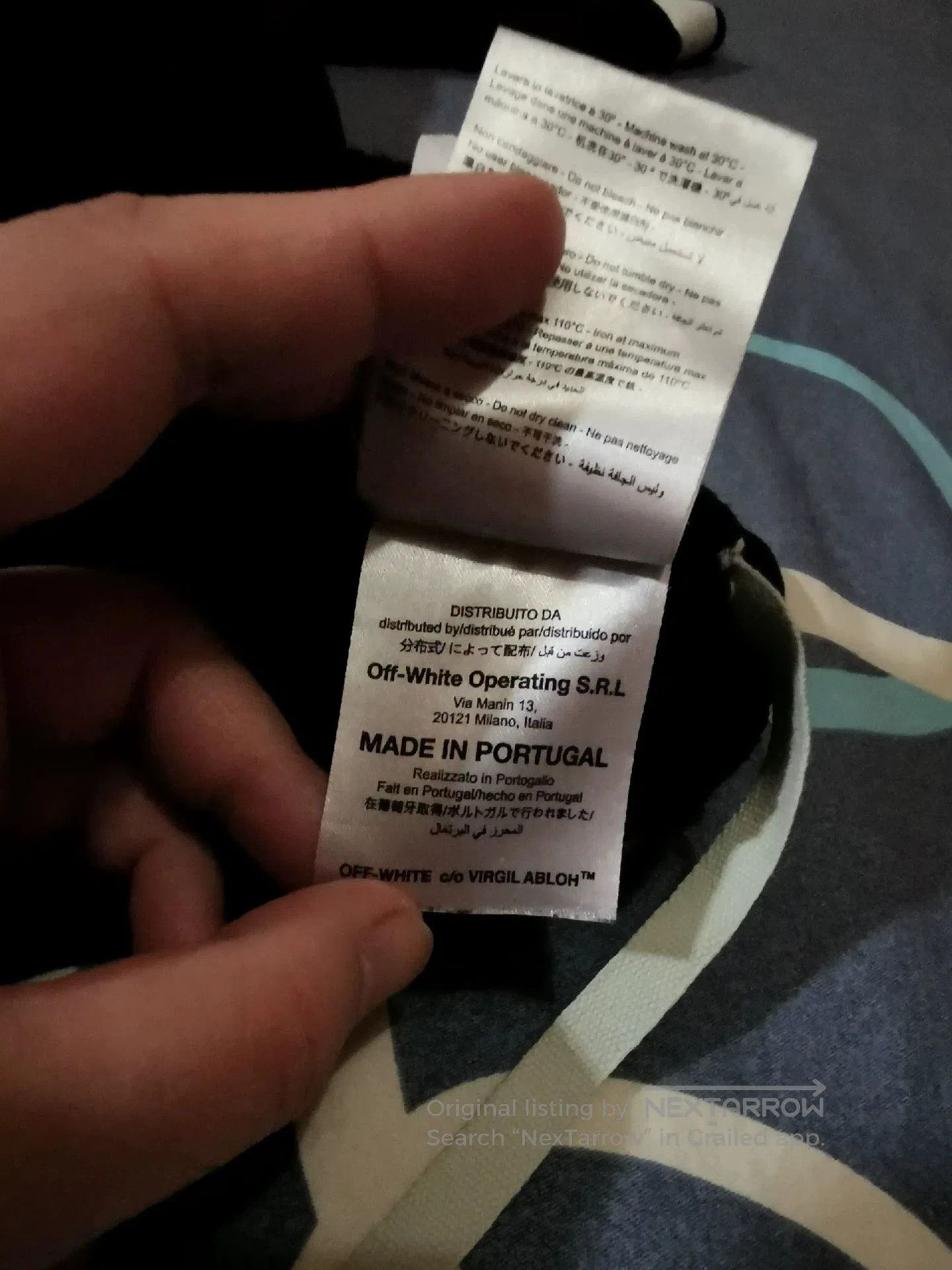 Off-White Off-White Embroidered Slogan Hoodie. Size US L / EU 52-54 / 3 - 7 Thumbnail
