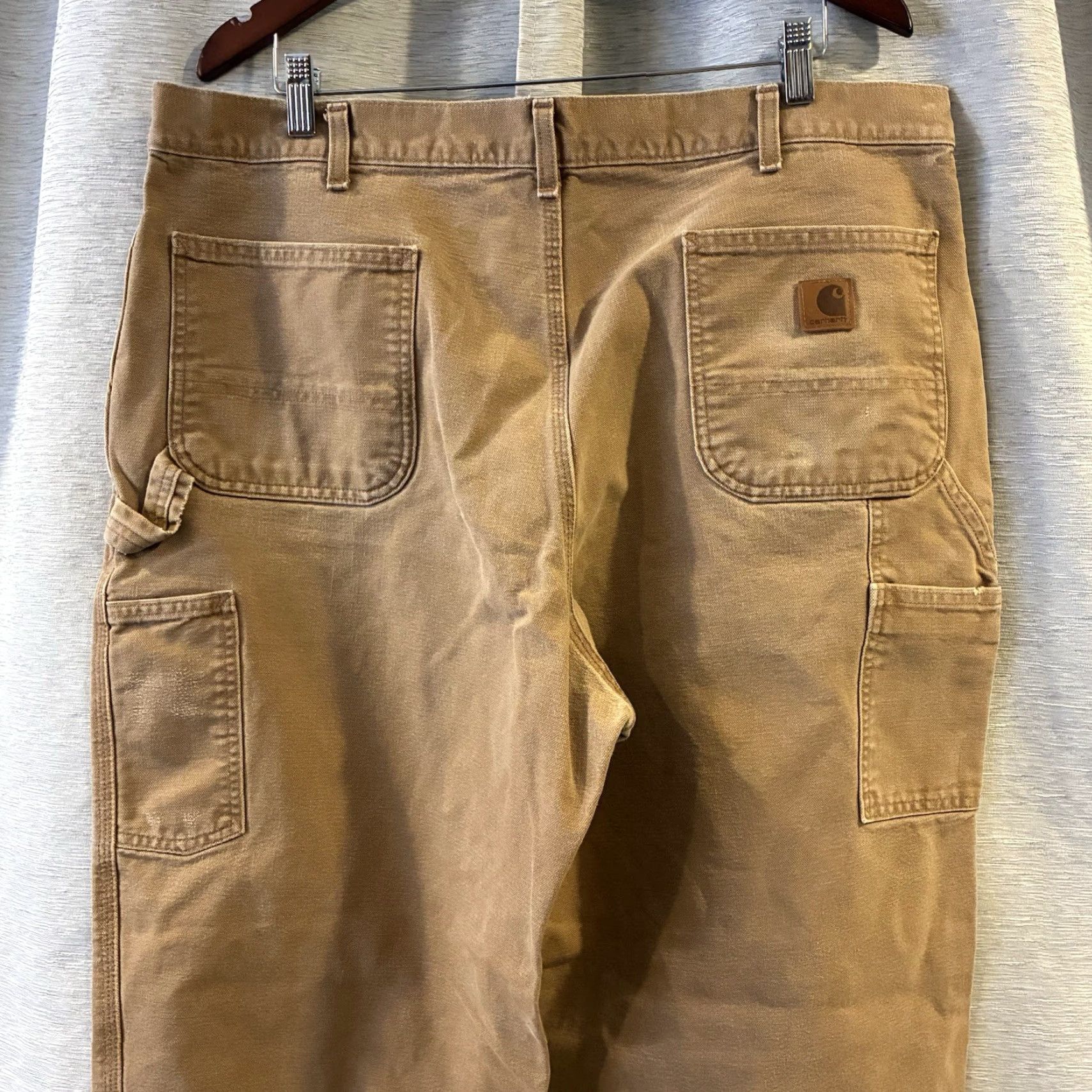 Carhartt Carhartt Carpenter Pants Mens 40x36 Zip Brown Loose Regular Fit Size US 40 / EU 56 - 6 Thumbnail