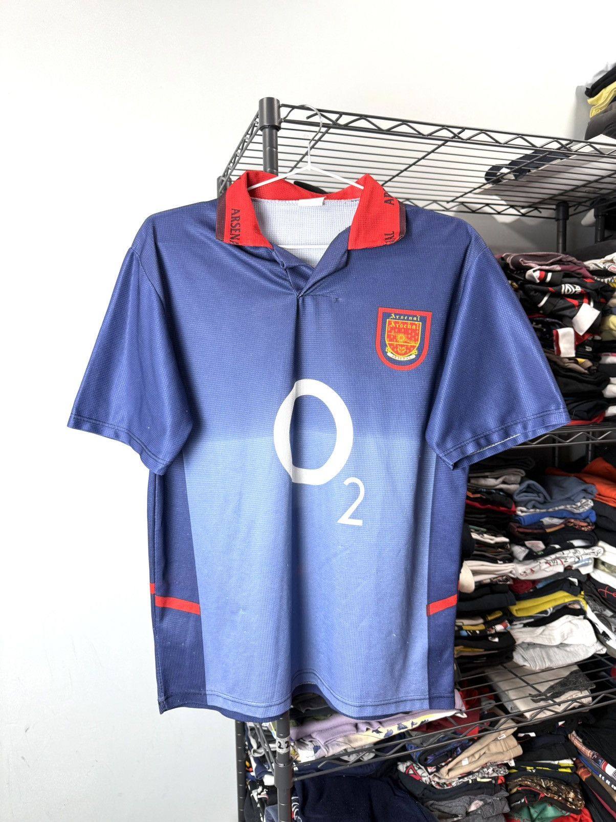Vintage 1990’s Vintage Arsenal Henry 14 Soccer Jersey T Shirt Size US S / EU 44-46 / 1 - 1 Thumbnail