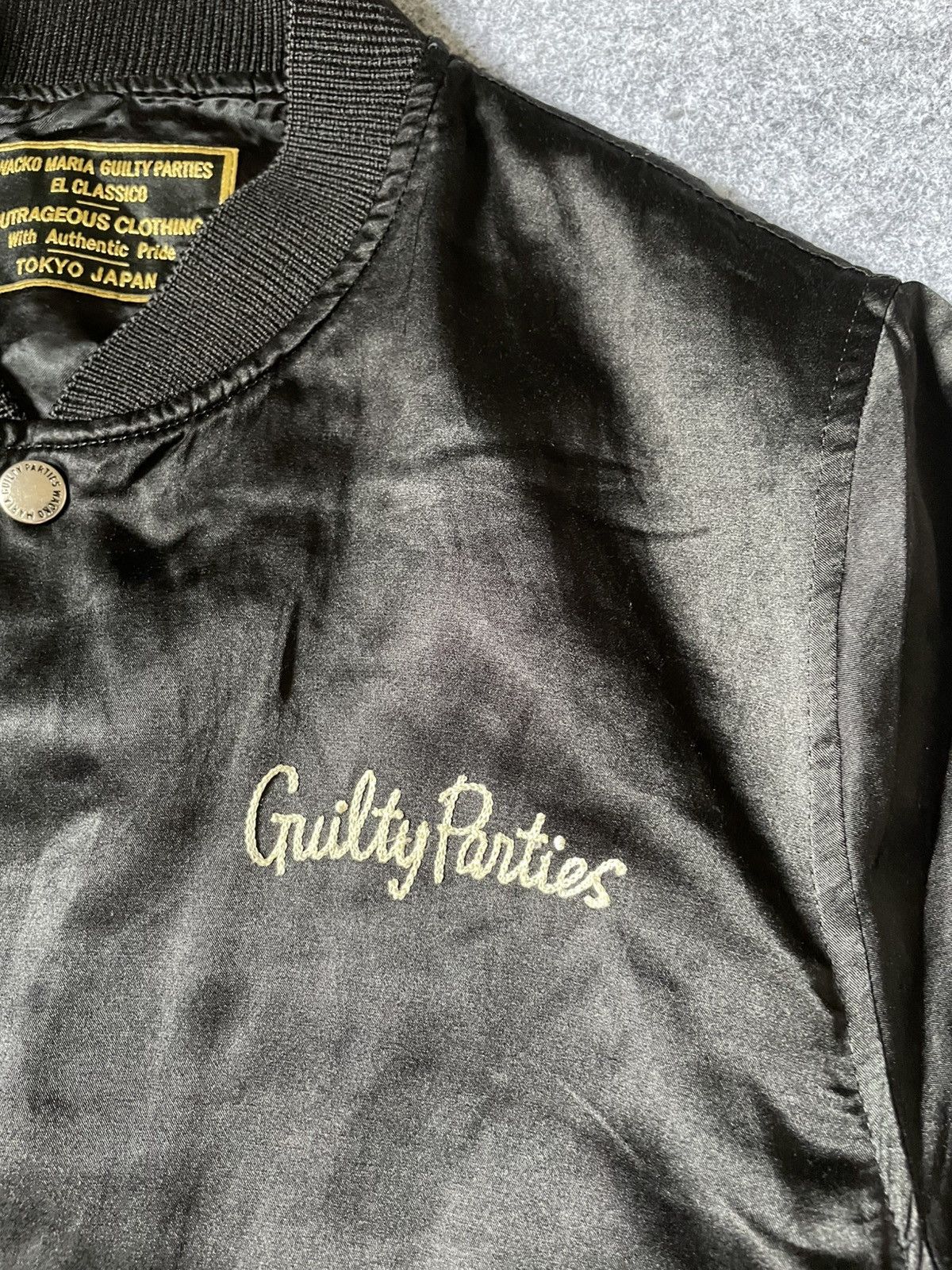 Wacko Maria Wacko Maria Guilty Parties Bomber Jacket (Made in Japan) Size US M / EU 48-50 / 2 - 3 Thumbnail