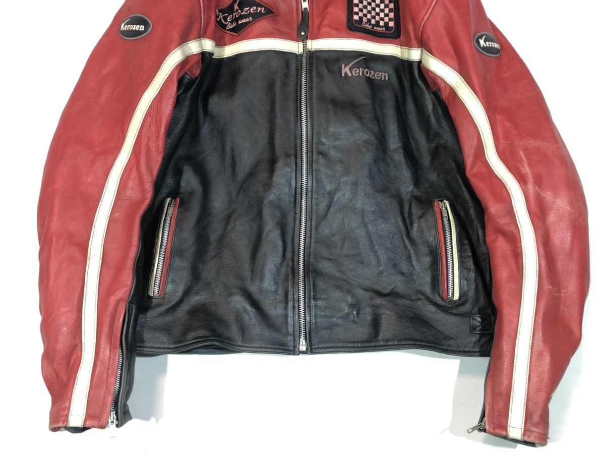Dainese × Yamaha Kerozen Moto Motorcycle Leather Jacket Racing Size US XL / EU 56 / 4 - 9 Thumbnail