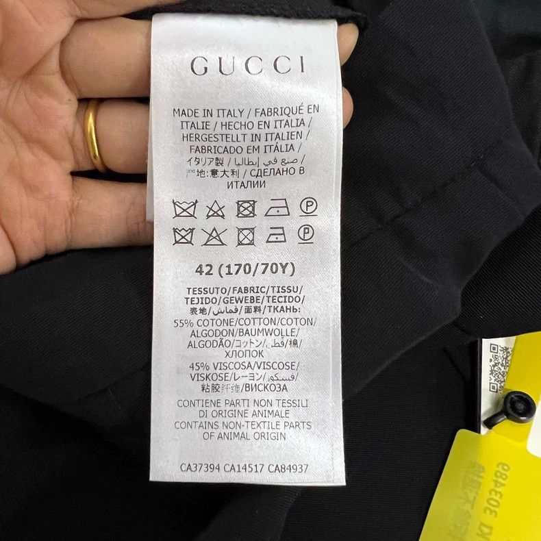 Gucci Gucci Black straight trousers 2501-Nextarrow Size US 26 / EU 42 - 4 Thumbnail