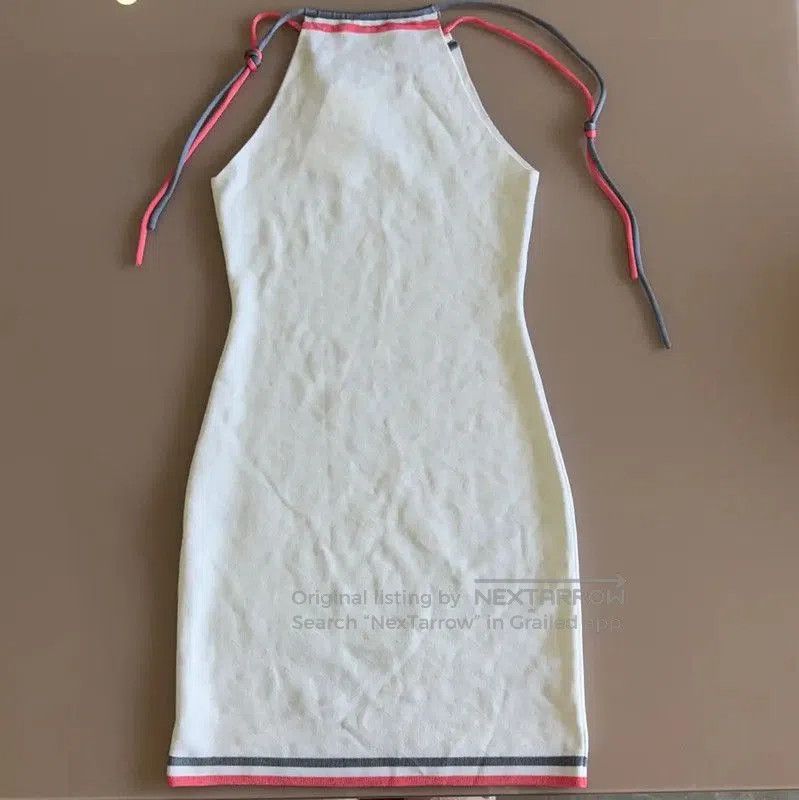 Fendi Fendi Sleeveless Knit Dress in White . Size XS / US 0-2 / IT 36-38 - 2 Thumbnail