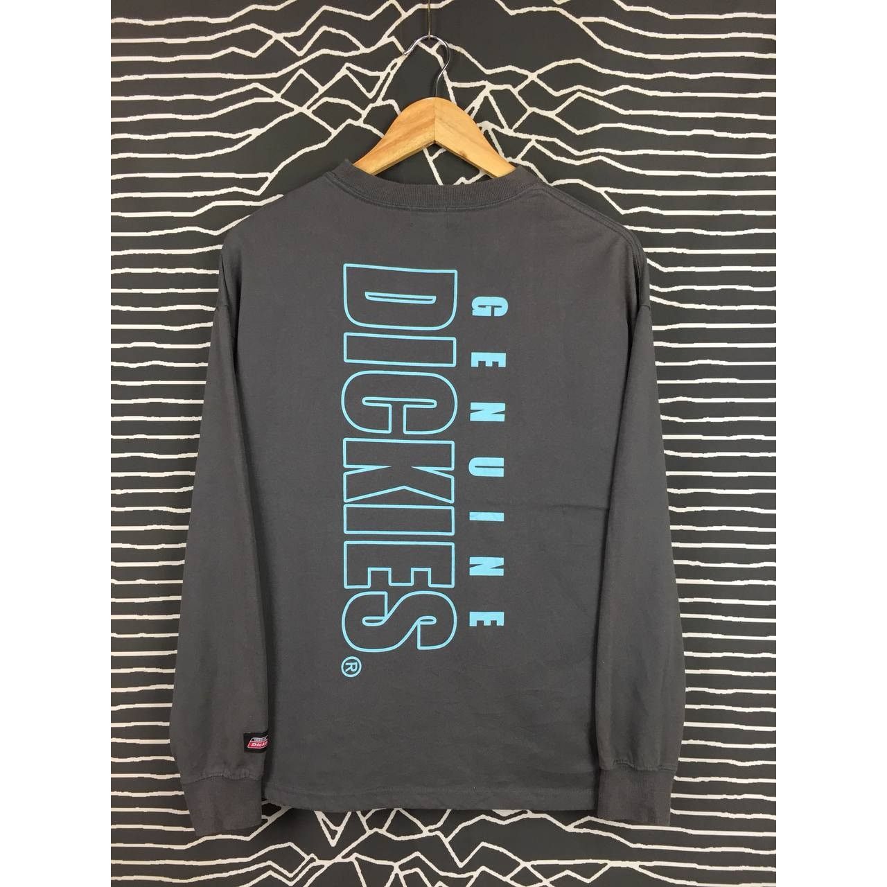 Dickies × Vintage Vtg Dickies Spell Out Logo Longsleeve Tee Size M Size US M / EU 48-50 / 2 - 1 Thumbnail