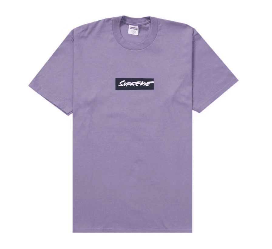 Supreme Futura Box Logo Tee Dusty Purple Size US XL / EU 56 / 4 - 1 Preview