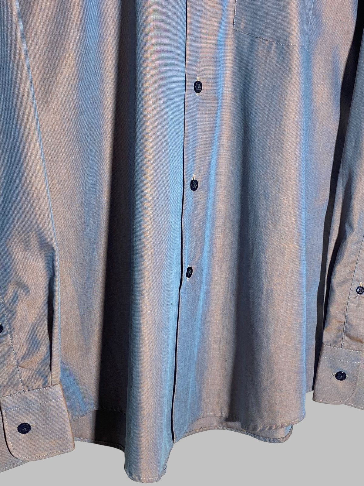 Kenzo Vintage Kenzo Homme Shimmer Two Tone Button Up Shirt Rare Size US M / EU 48-50 / 2 - 4 Thumbnail