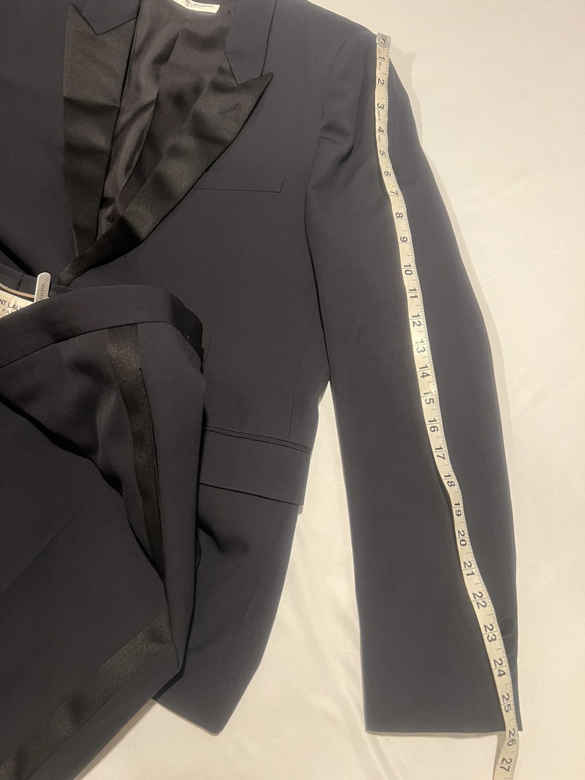 Saint Laurent Paris Saint Laurent Hedi Slimane tuxedo suit. 54/L. $3100 Size 44R - 7 Thumbnail