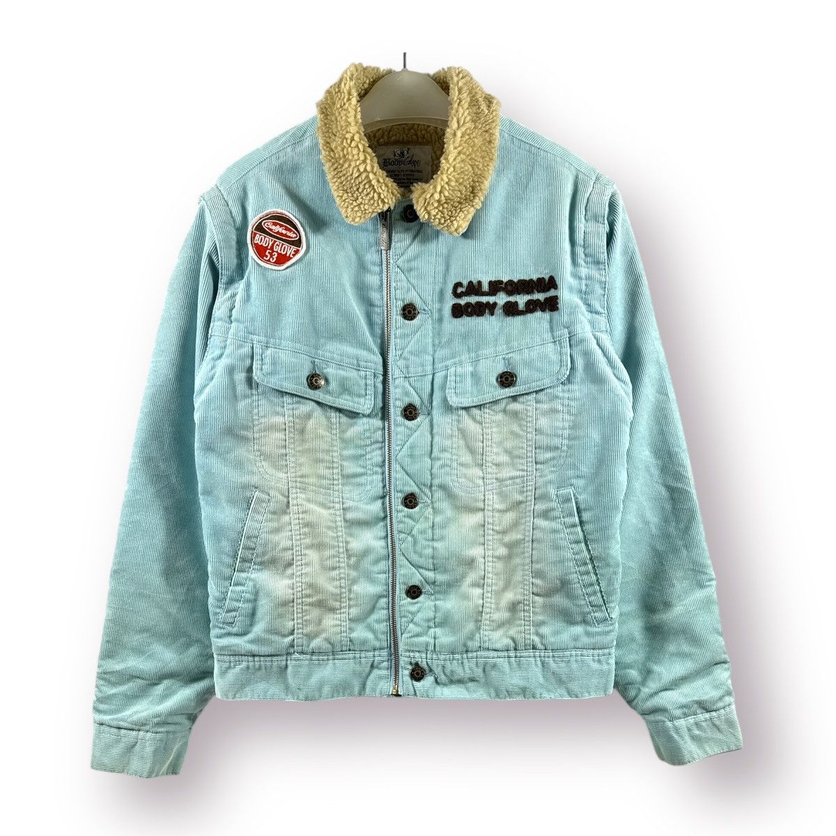 Body Glove 🔥 BODY GLOVE SURFING JAPAN CORDUROY TRUCKER JACKET - M Size US S / EU 44-46 / 1 - 1 Thumbnail