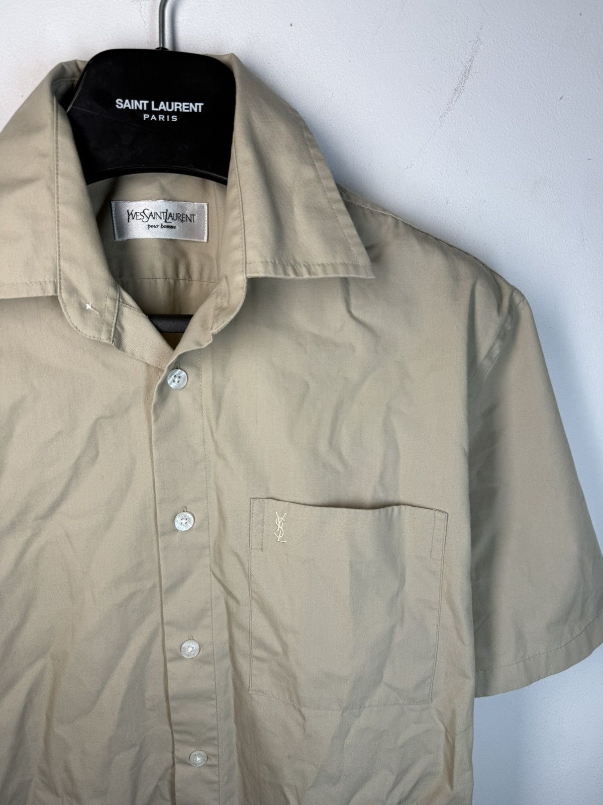 Summer YSL Shirt Beige Old Money