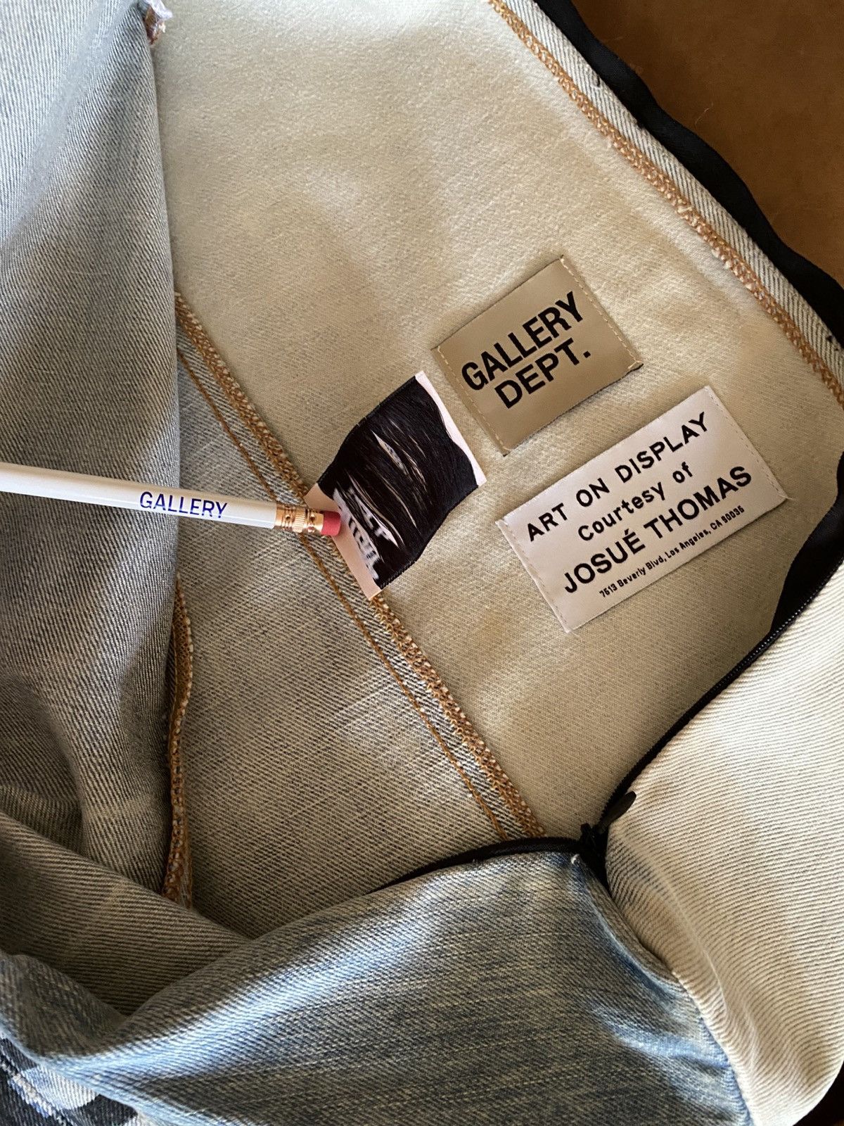 Gallery Dept. Gallery Dept Denim Pillow Size ONE SIZE - 4 Thumbnail
